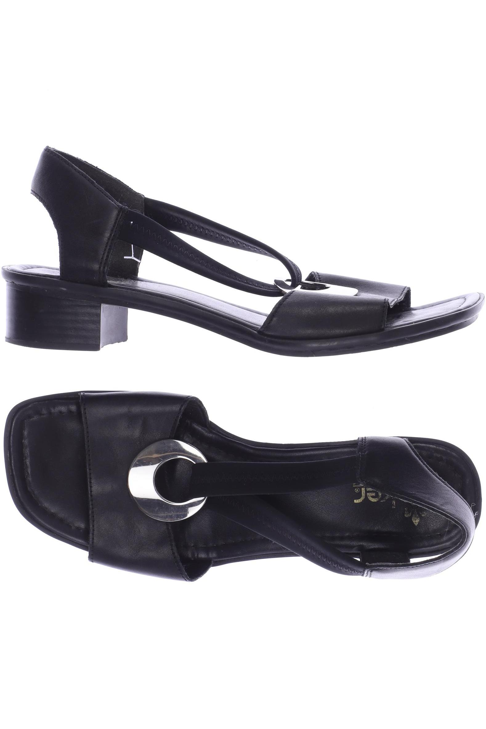

Rieker Damen Sandale, schwarz, Gr. 40