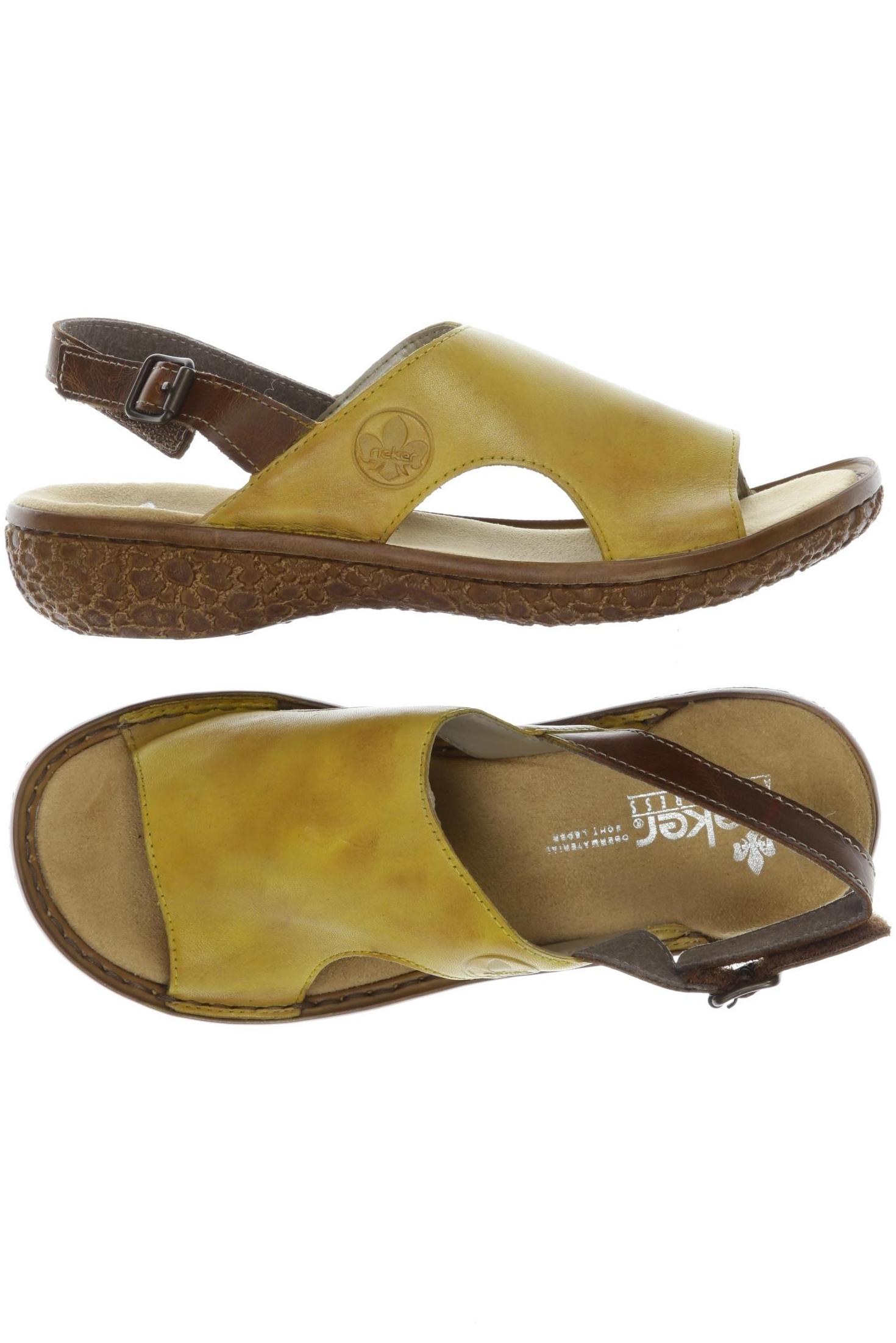 

Rieker Damen Sandale, gelb, Gr. 36