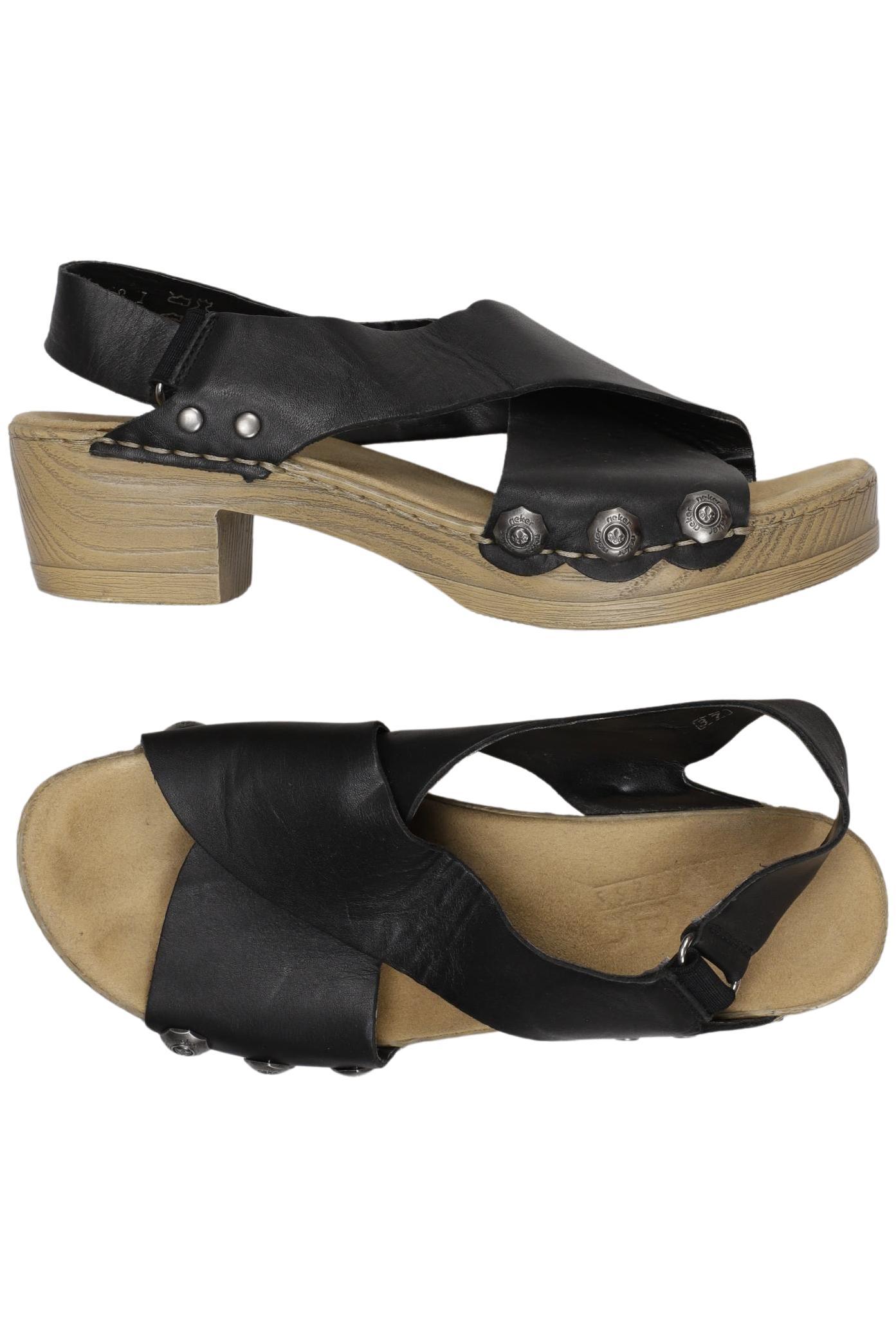

Rieker Damen Sandale, schwarz, Gr. 37