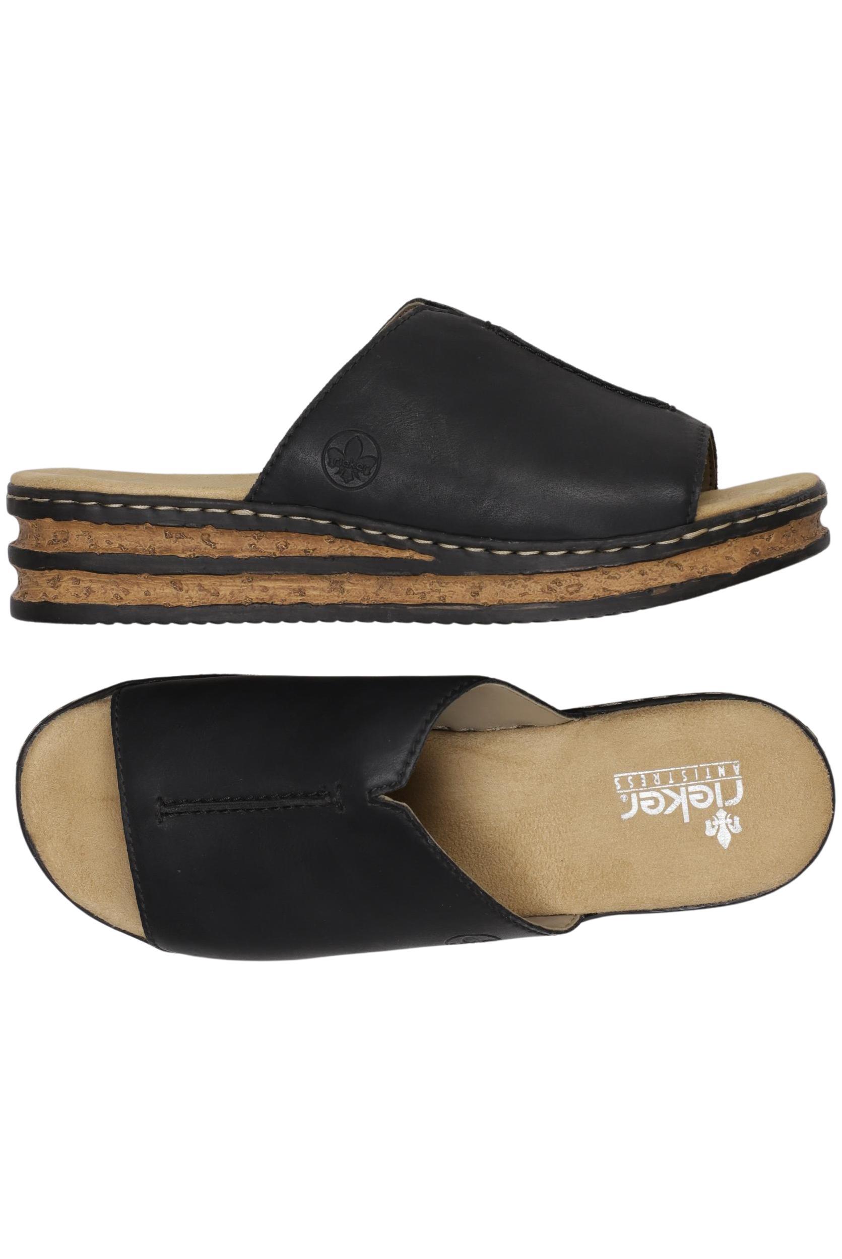 

Rieker Damen Sandale, schwarz, Gr. 40