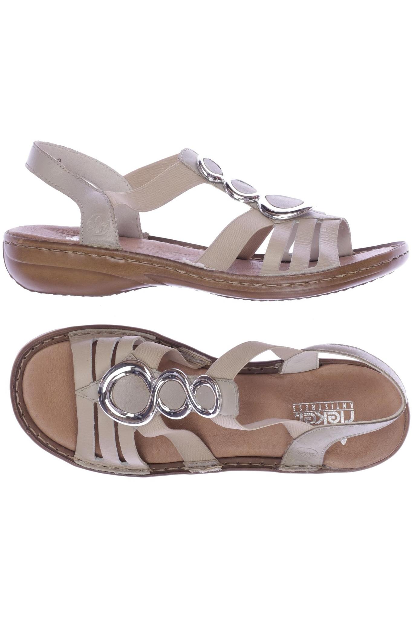 

Rieker Damen Sandale, beige, Gr. 39