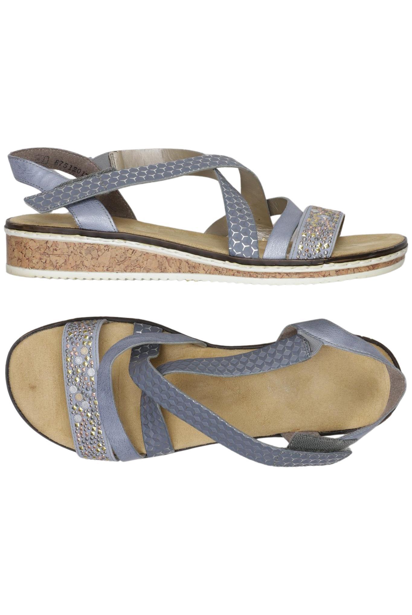 

Rieker Damen Sandale, blau, Gr. 41