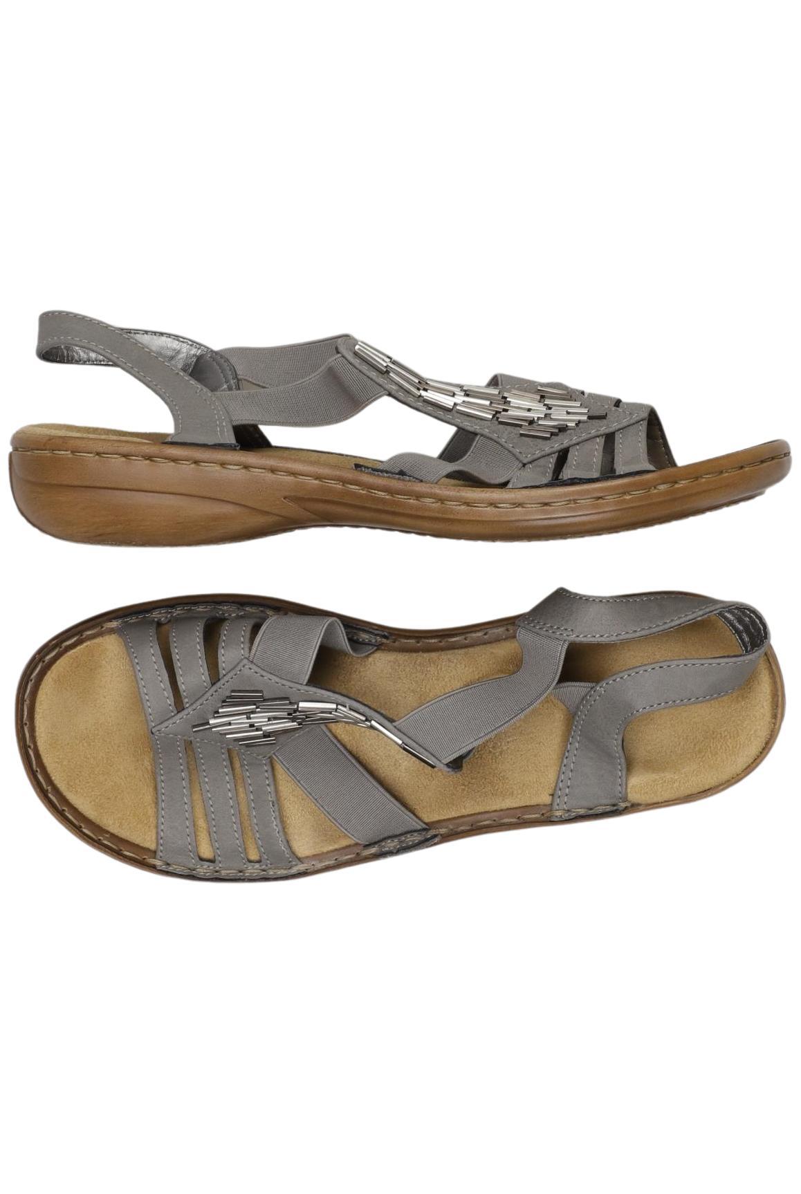 

Rieker Damen Sandale, grau, Gr. 38