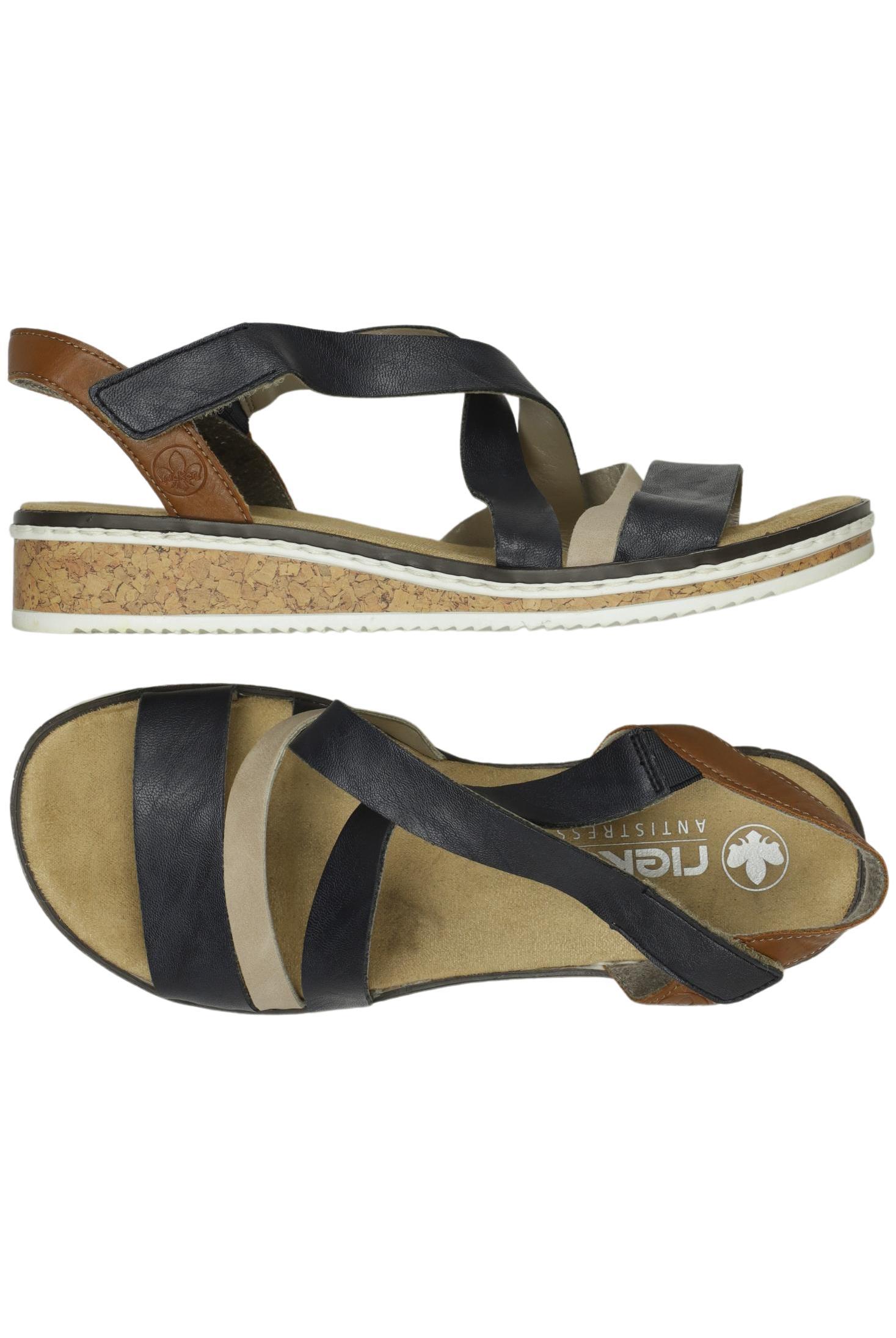 

Rieker Damen Sandale, marineblau, Gr. 37