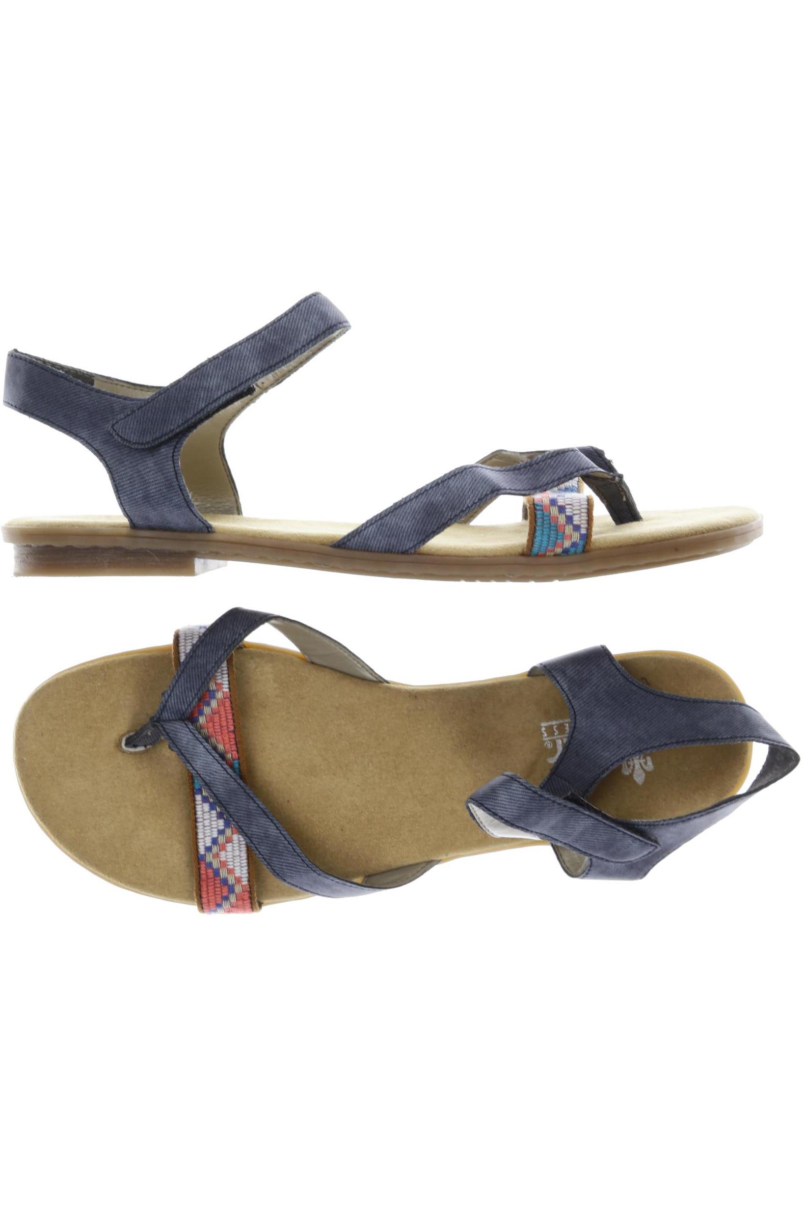 

Rieker Damen Sandale, blau, Gr. 41
