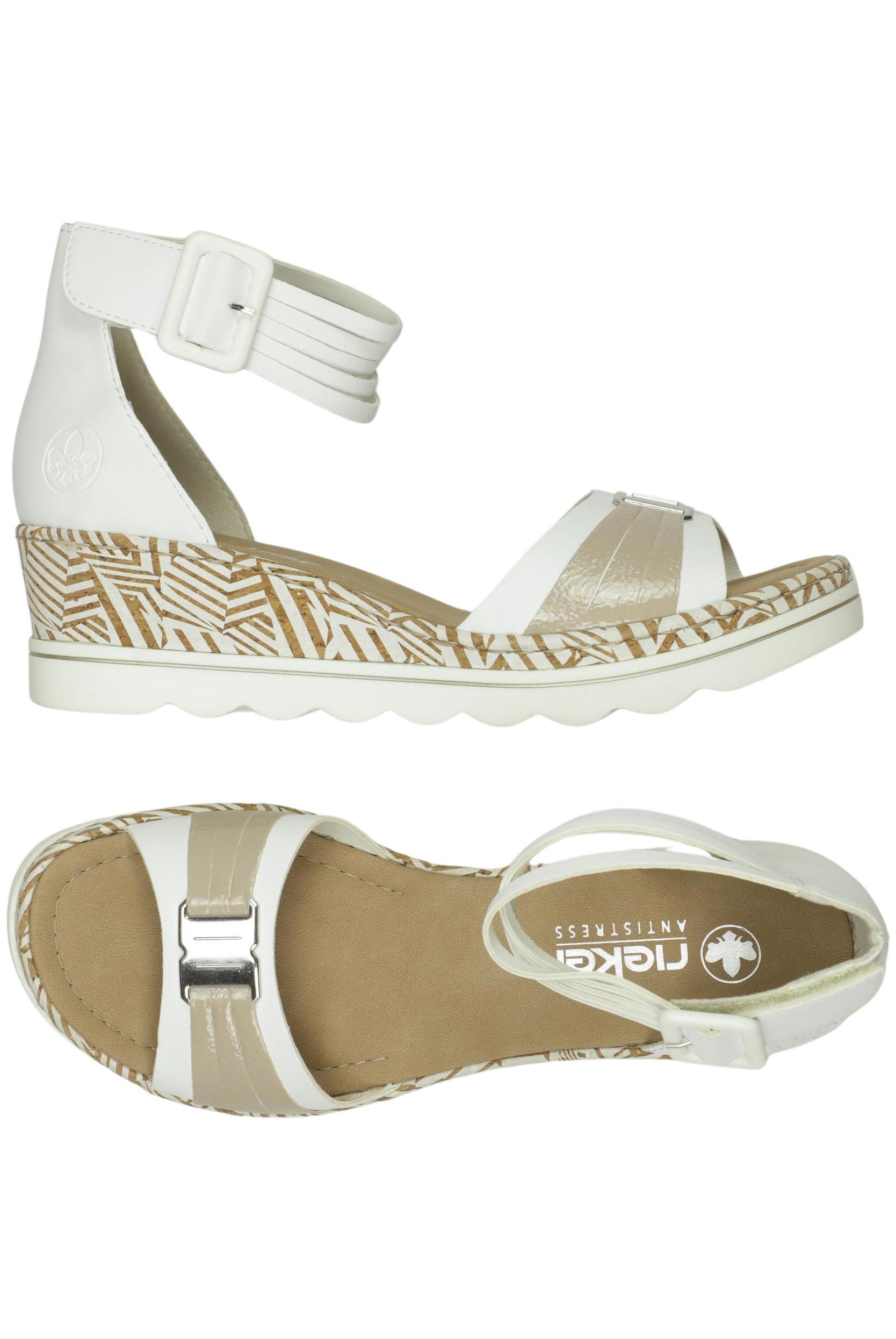 

Rieker Damen Sandale, weiß, Gr. 42