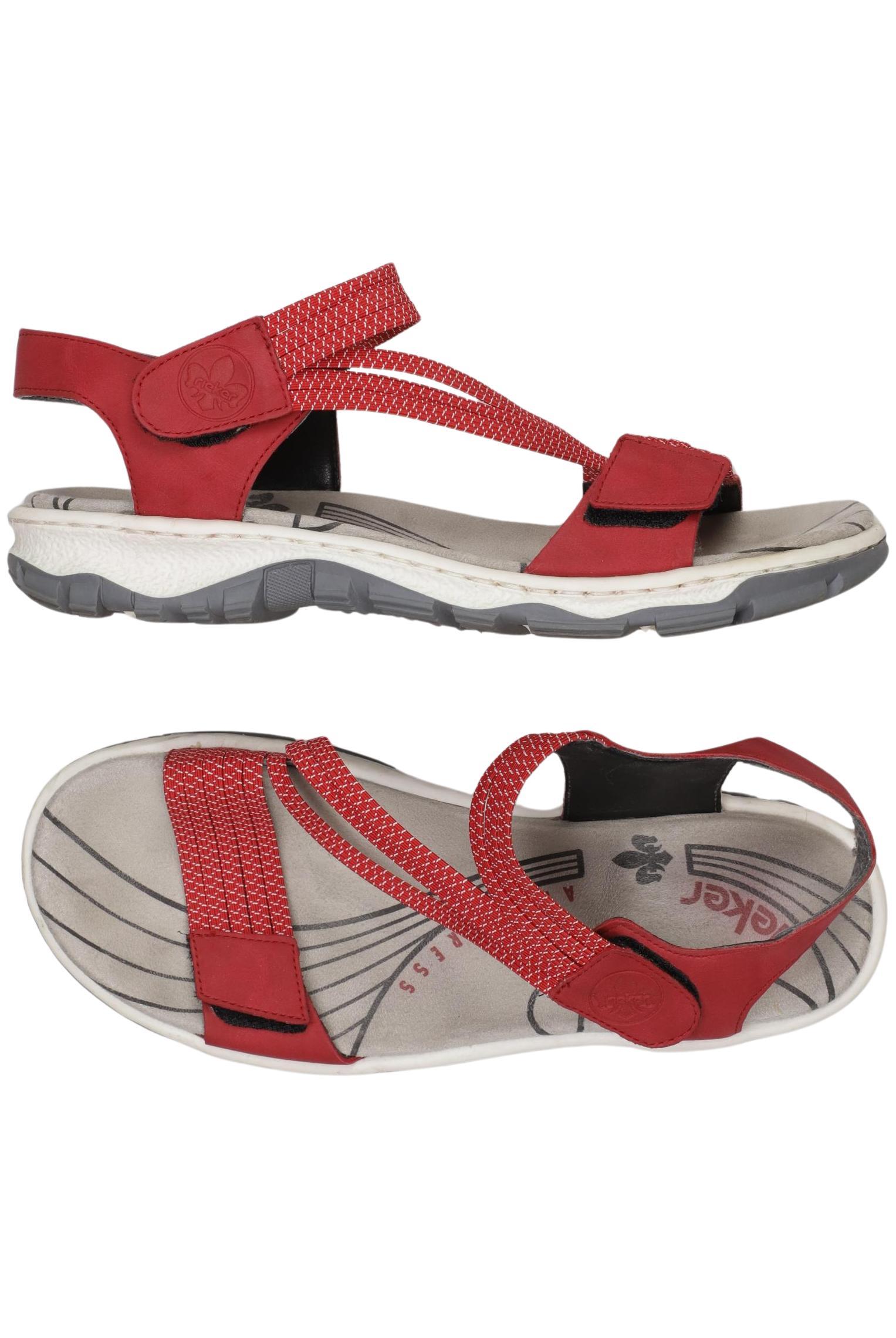 

Rieker Damen Sandale, rot, Gr. 39