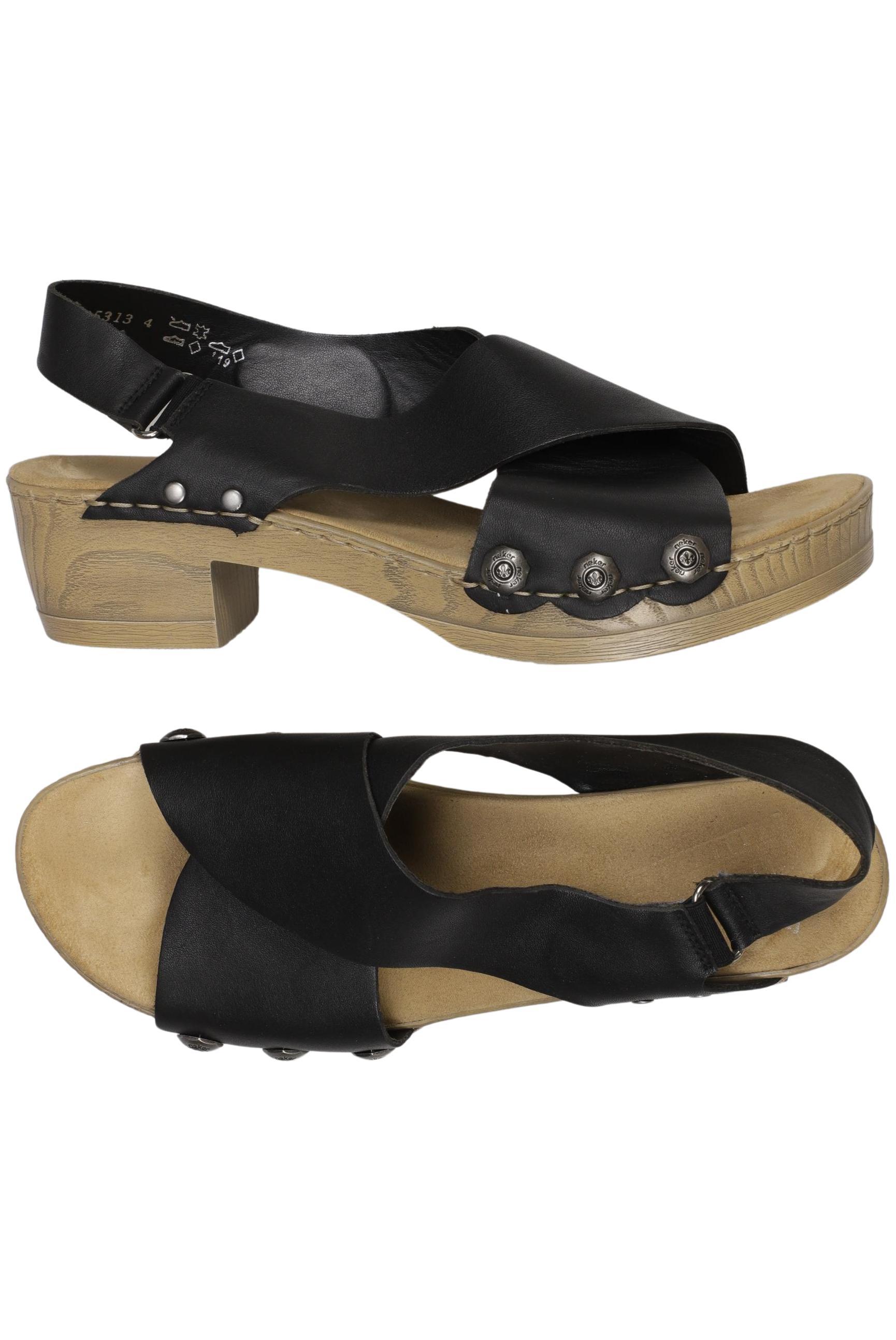 

Rieker Damen Sandale, schwarz, Gr. 41