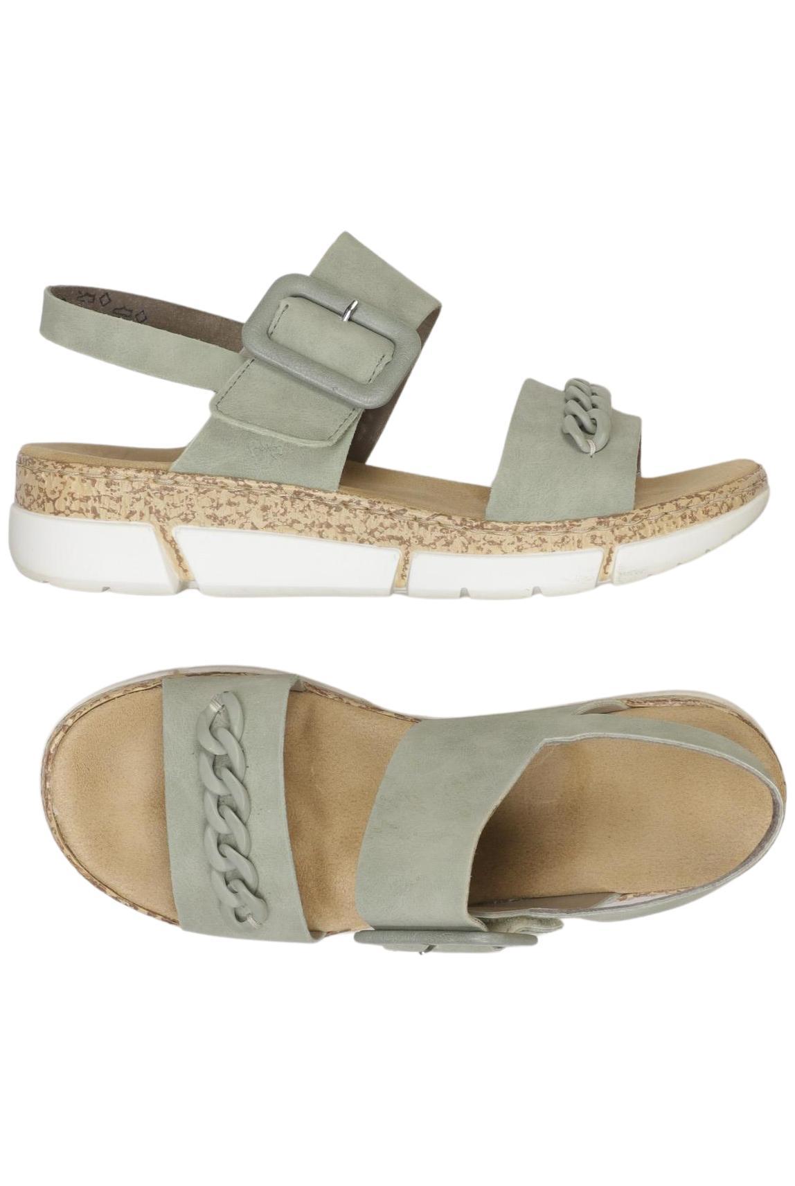 

Rieker Damen Sandale, grün, Gr. 39