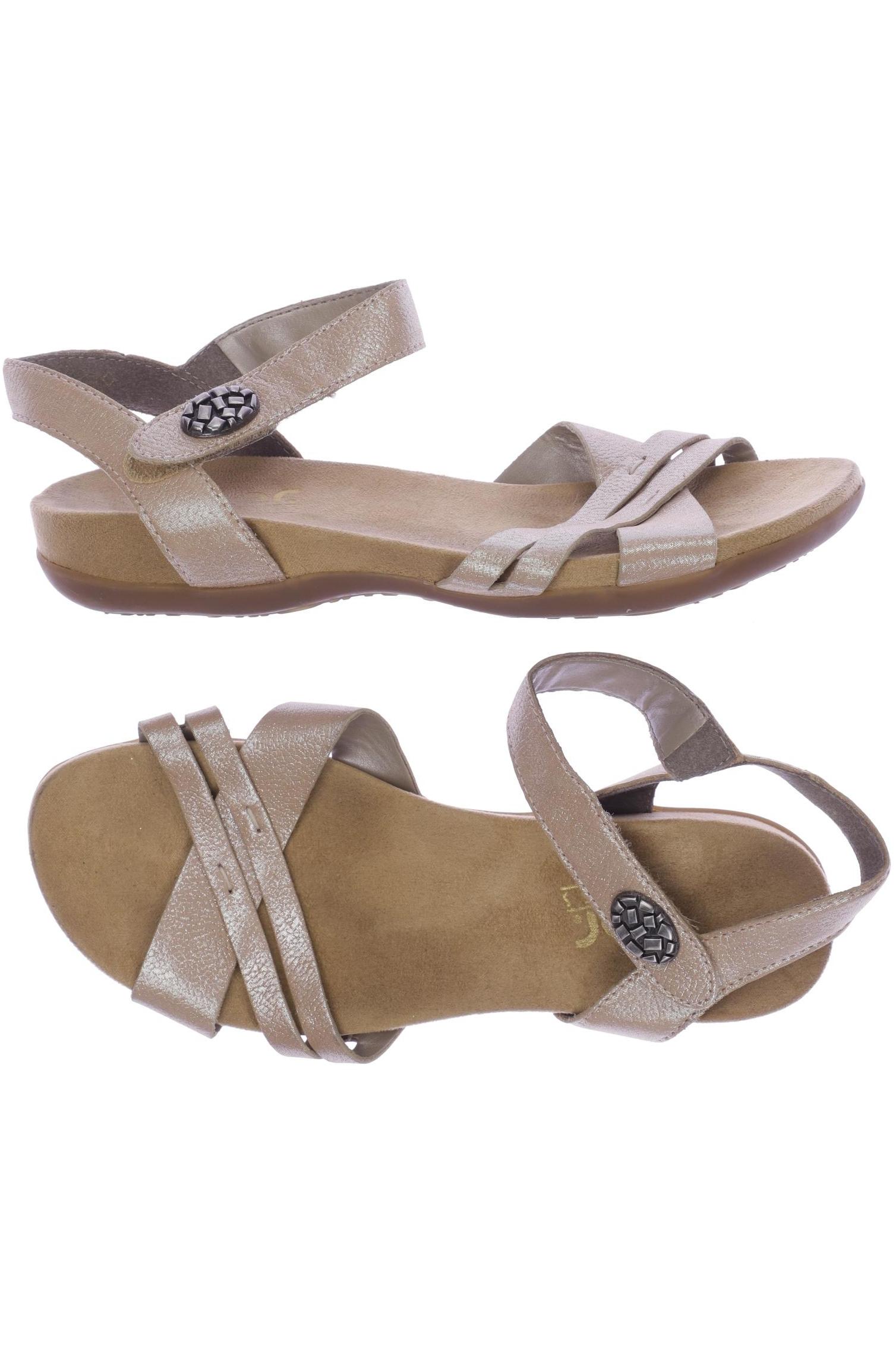

Rieker Damen Sandale, beige, Gr. 37