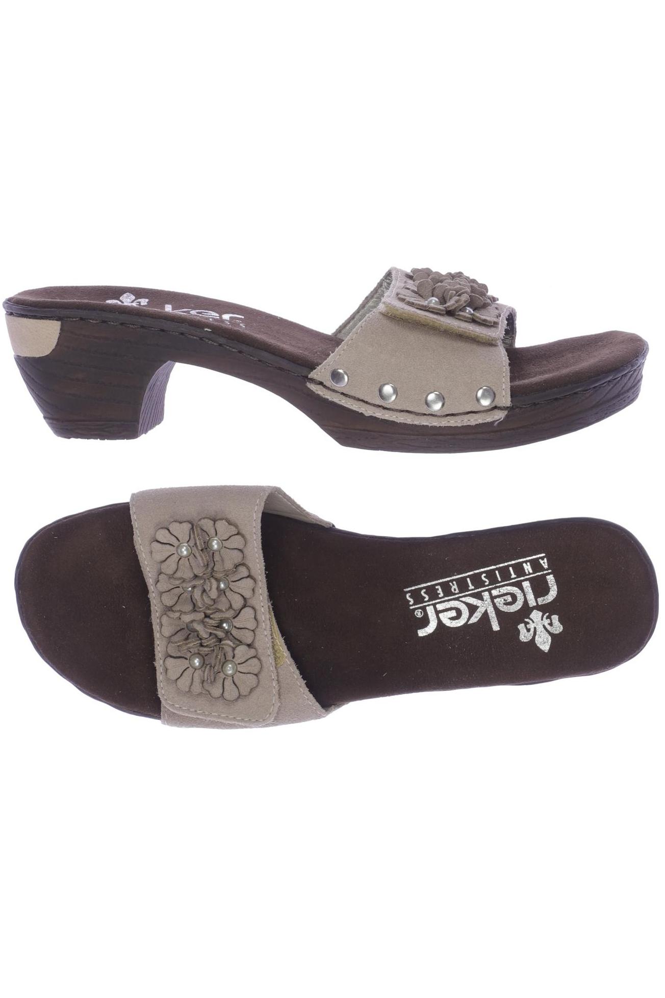 

Rieker Damen Sandale, beige, Gr. 36