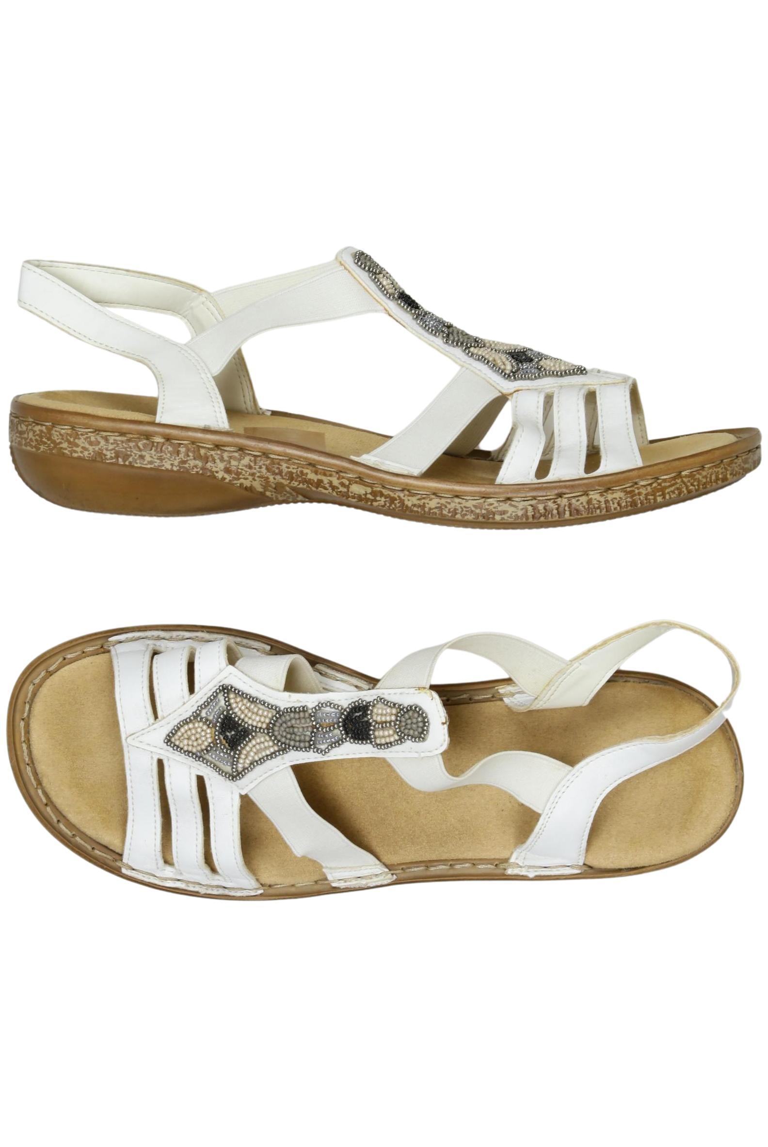 

Rieker Damen Sandale, weiß, Gr. 41