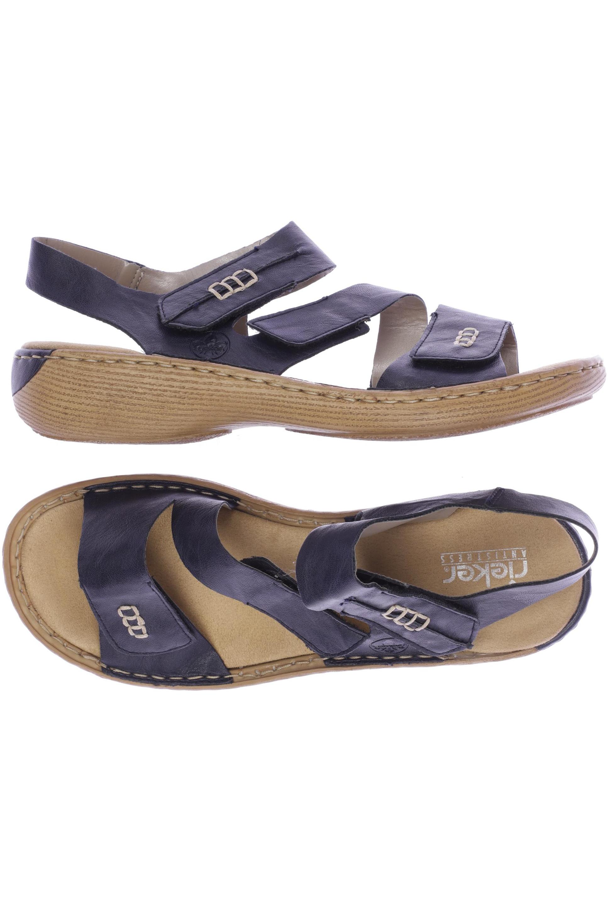 

Rieker Damen Sandale, marineblau, Gr. 41