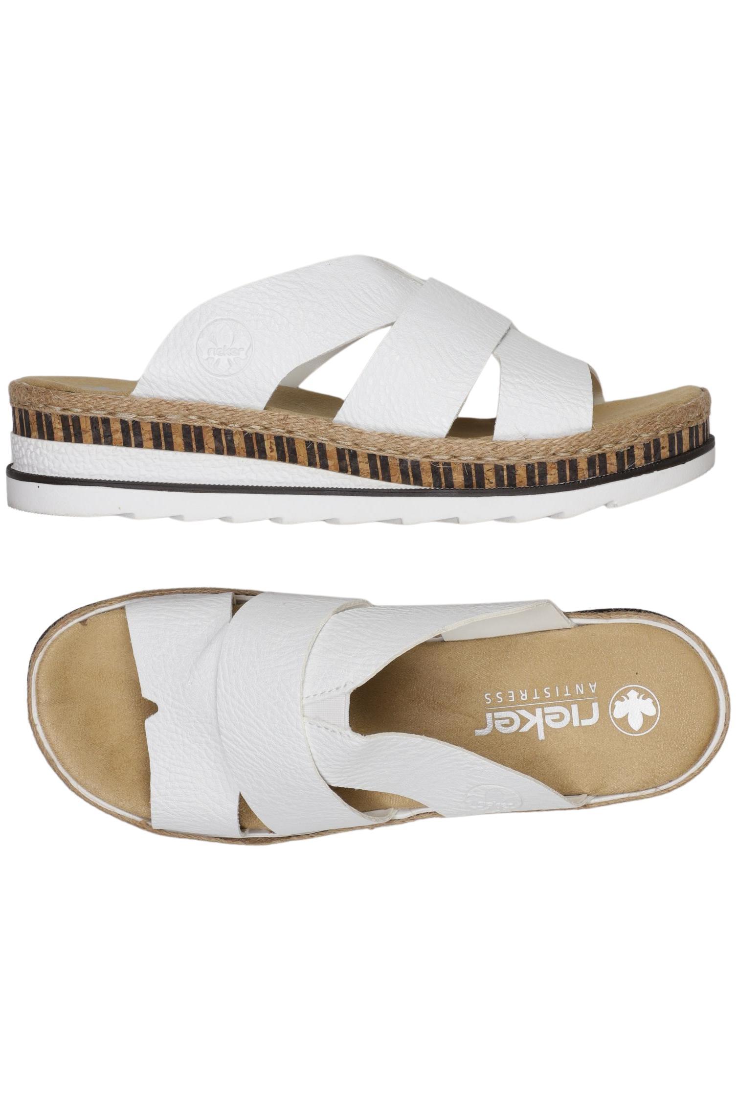 

Rieker Damen Sandale, weiß, Gr. 40