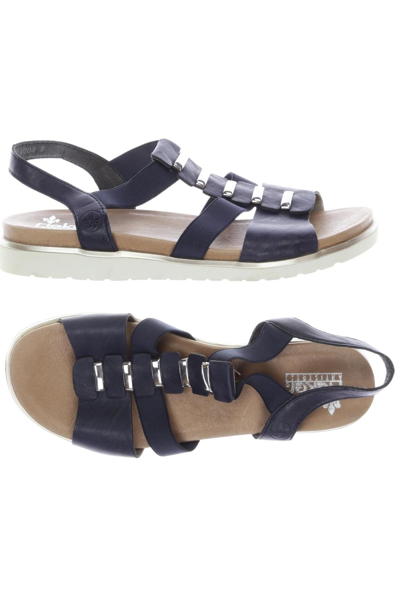 

Rieker Damen Sandale, marineblau, Gr. 40