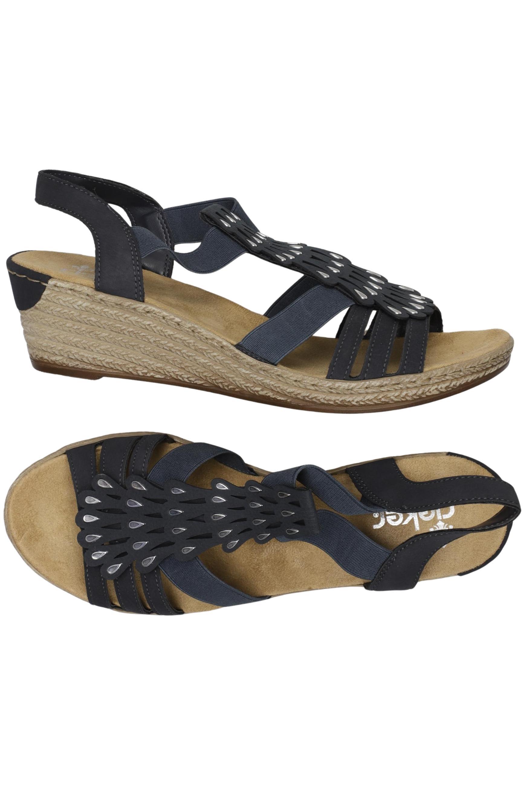 

Rieker Damen Sandale, marineblau, Gr. 39