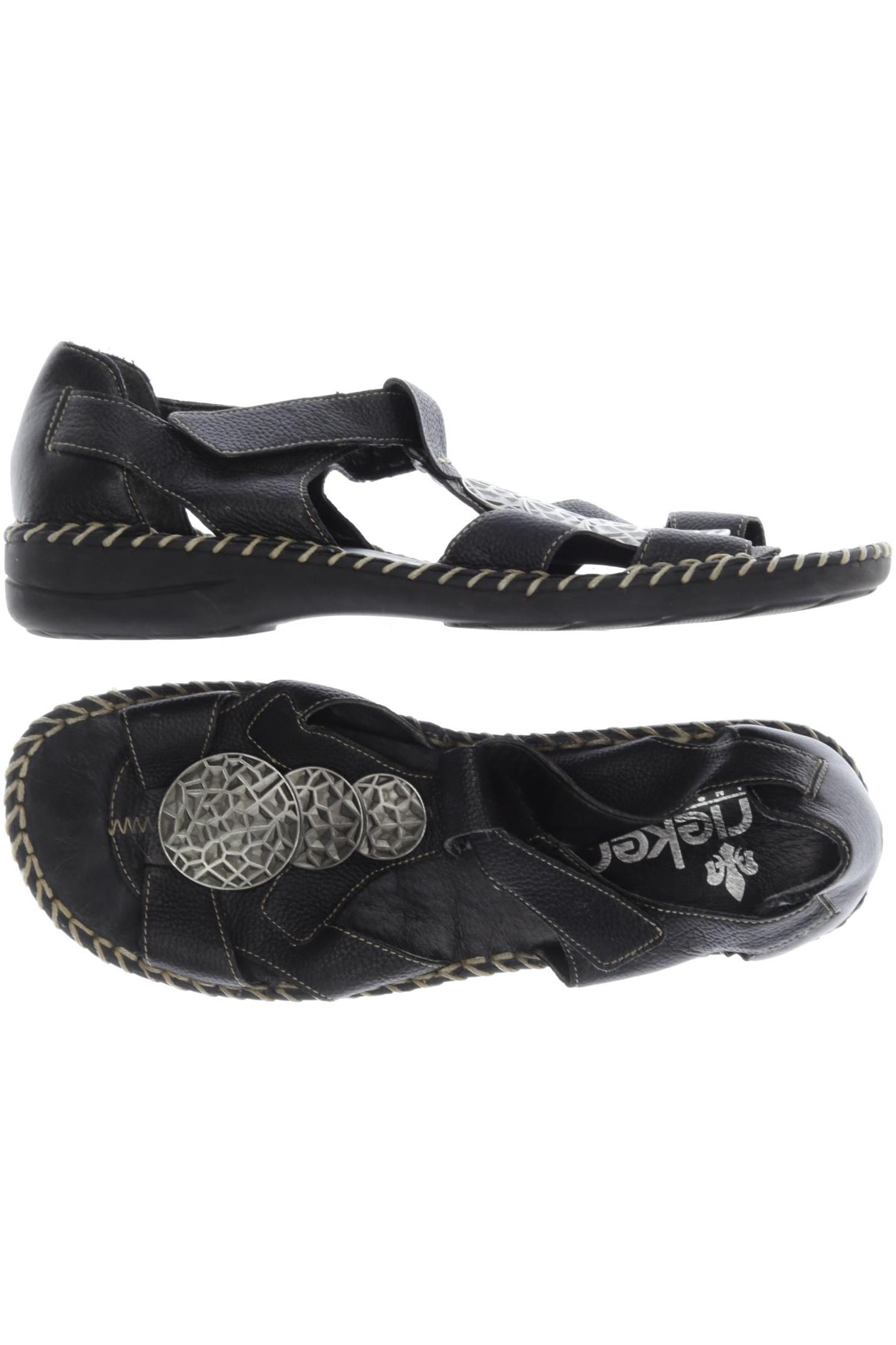 

Rieker Damen Sandale, schwarz, Gr. 39