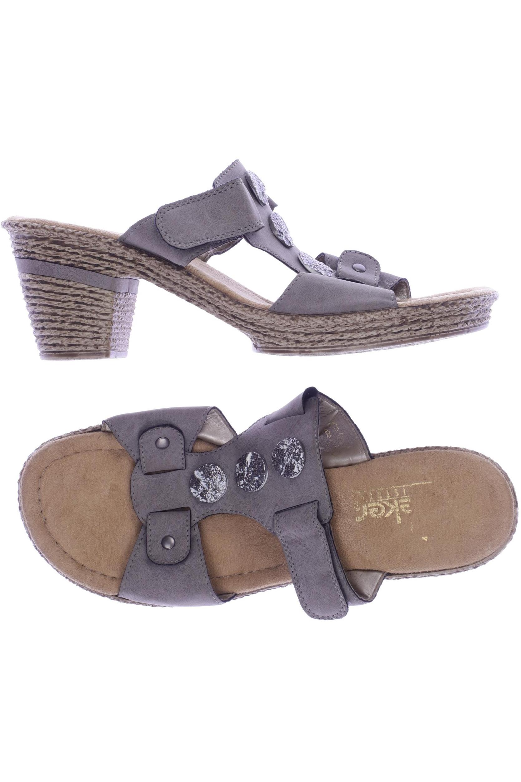

Rieker Damen Sandale, grau, Gr. 39