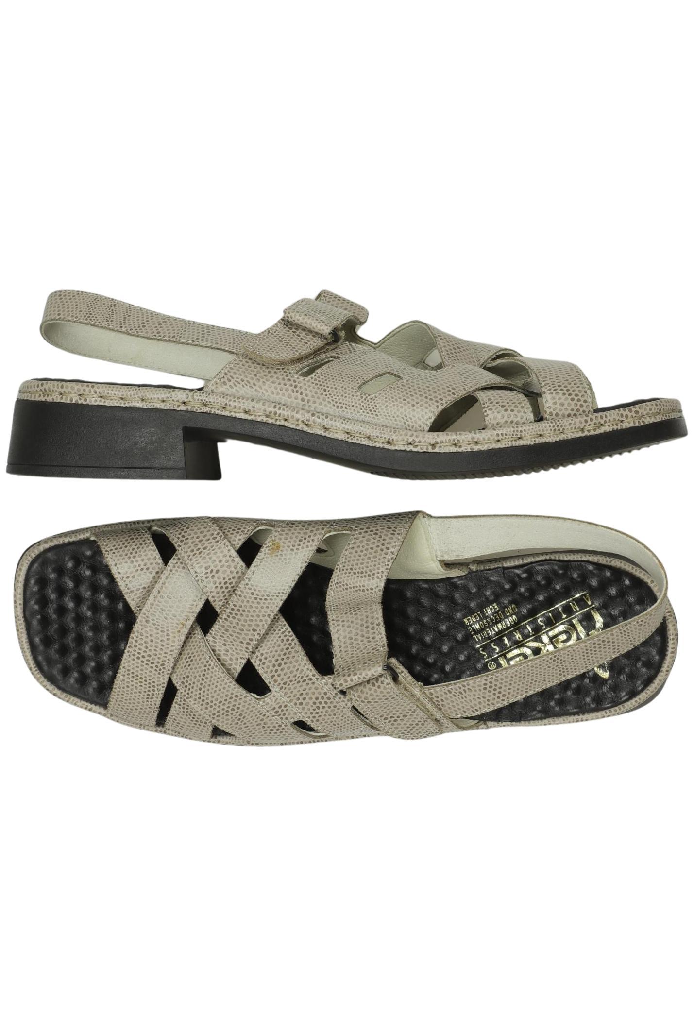 

Rieker Damen Sandale, beige, Gr. 43