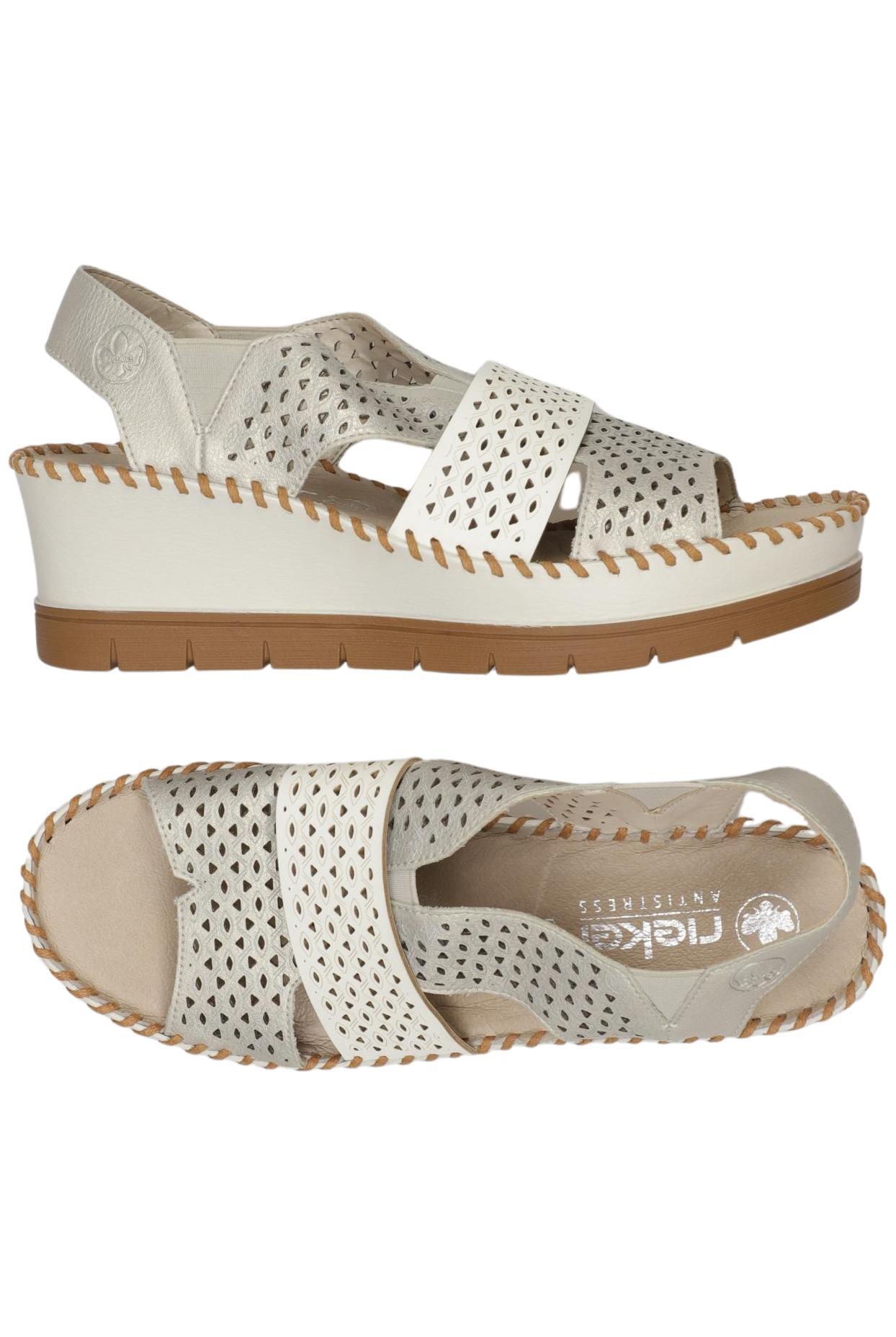 

Rieker Damen Sandale, beige, Gr. 40
