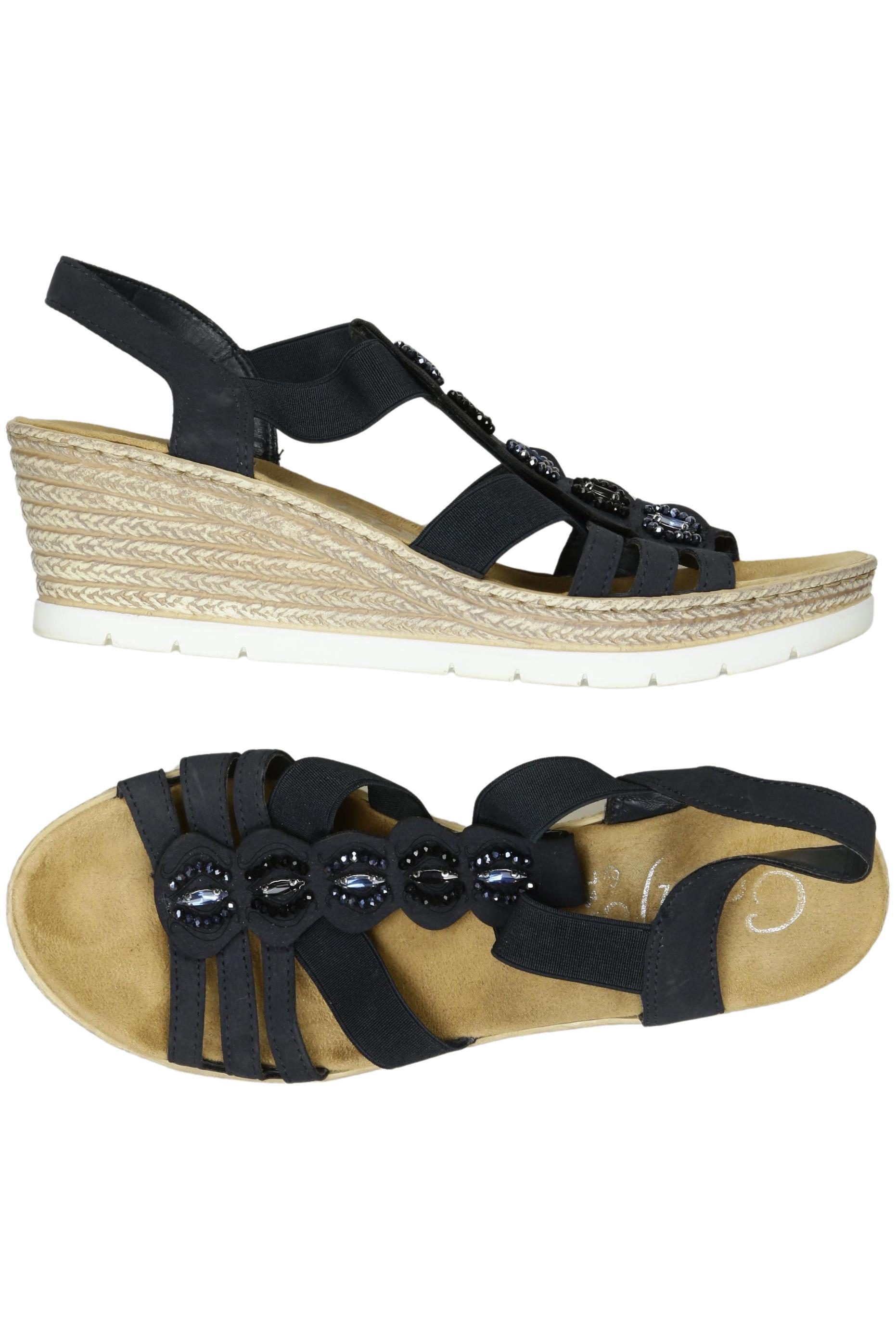 

Rieker Damen Sandale, marineblau, Gr. 38