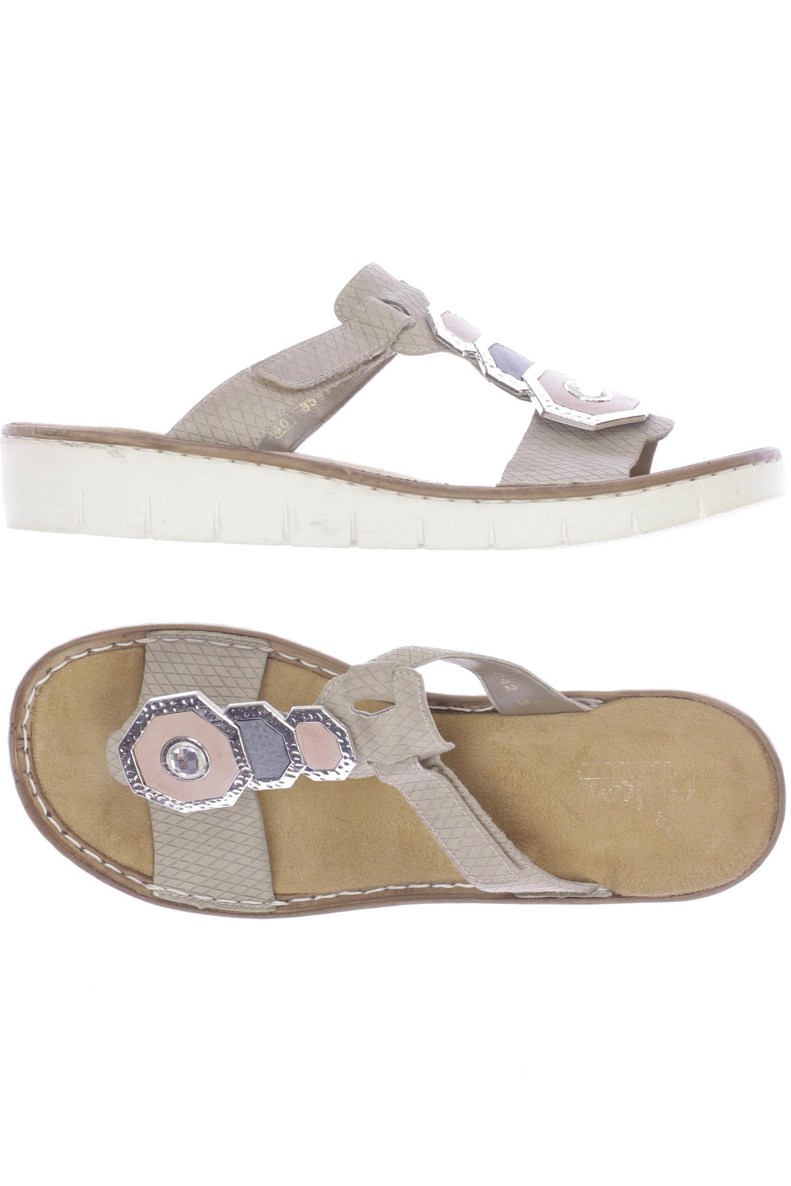

Rieker Damen Sandale, beige, Gr. 40