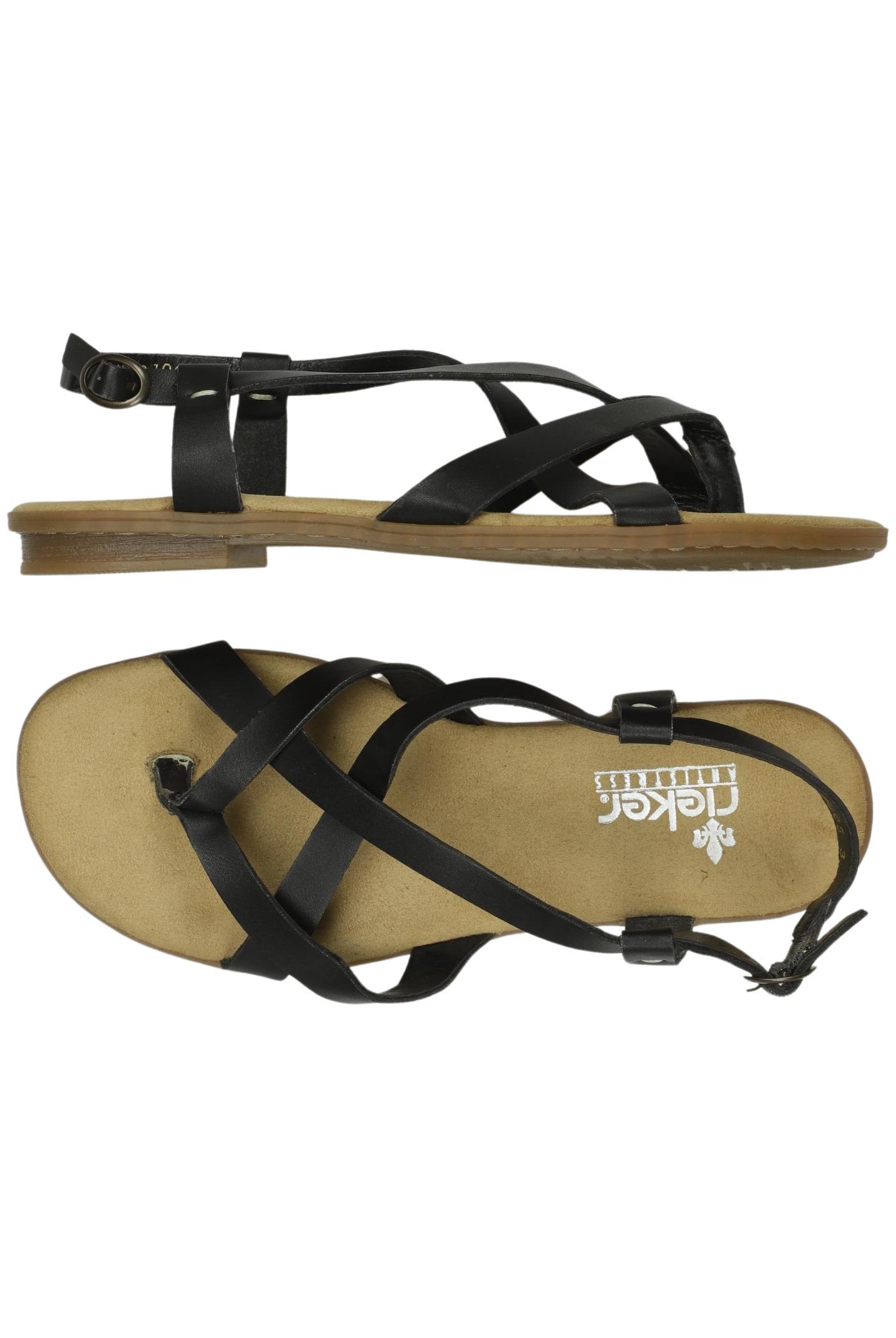 

Rieker Damen Sandale, schwarz, Gr. 37