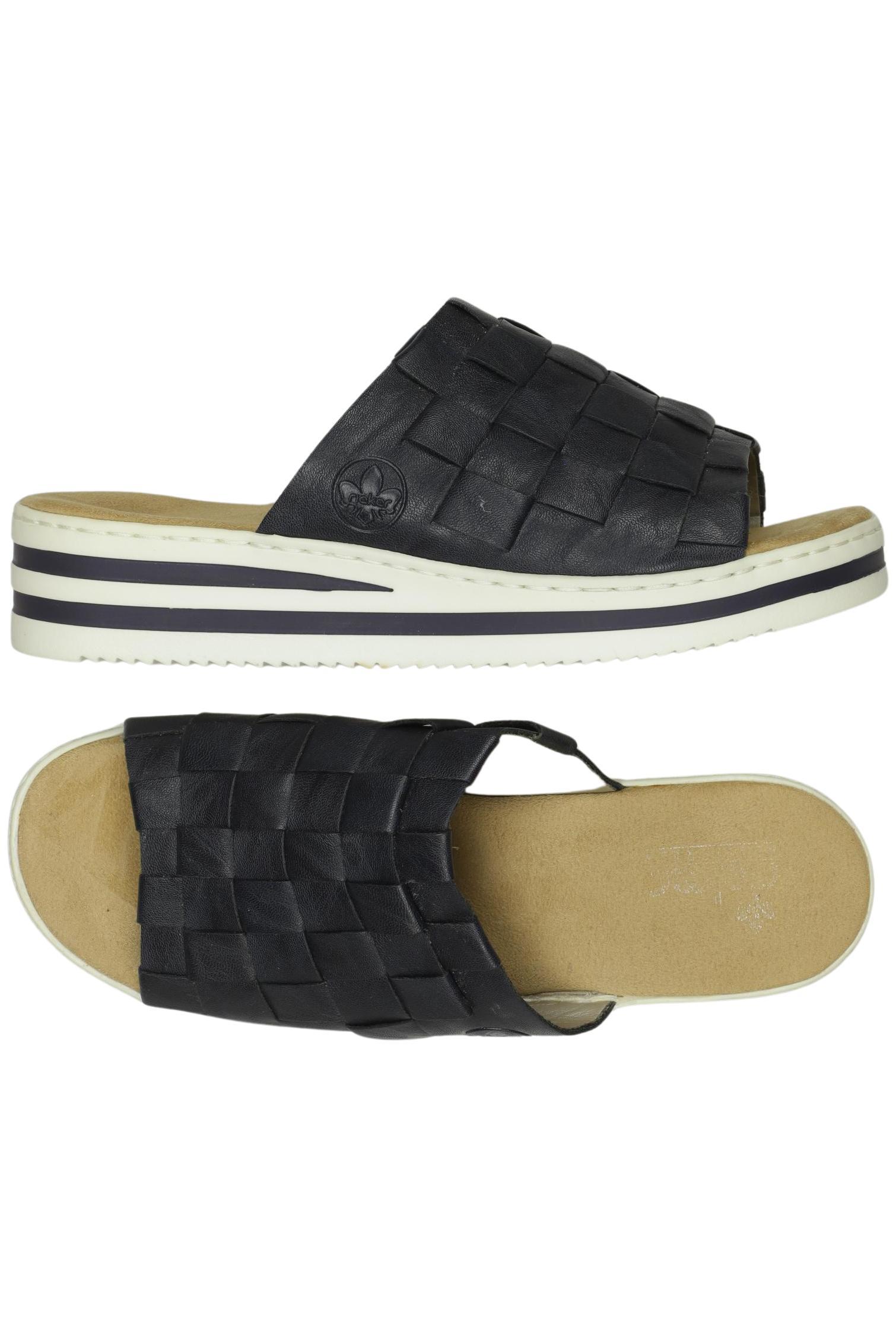 

Rieker Damen Sandale, marineblau, Gr. 40