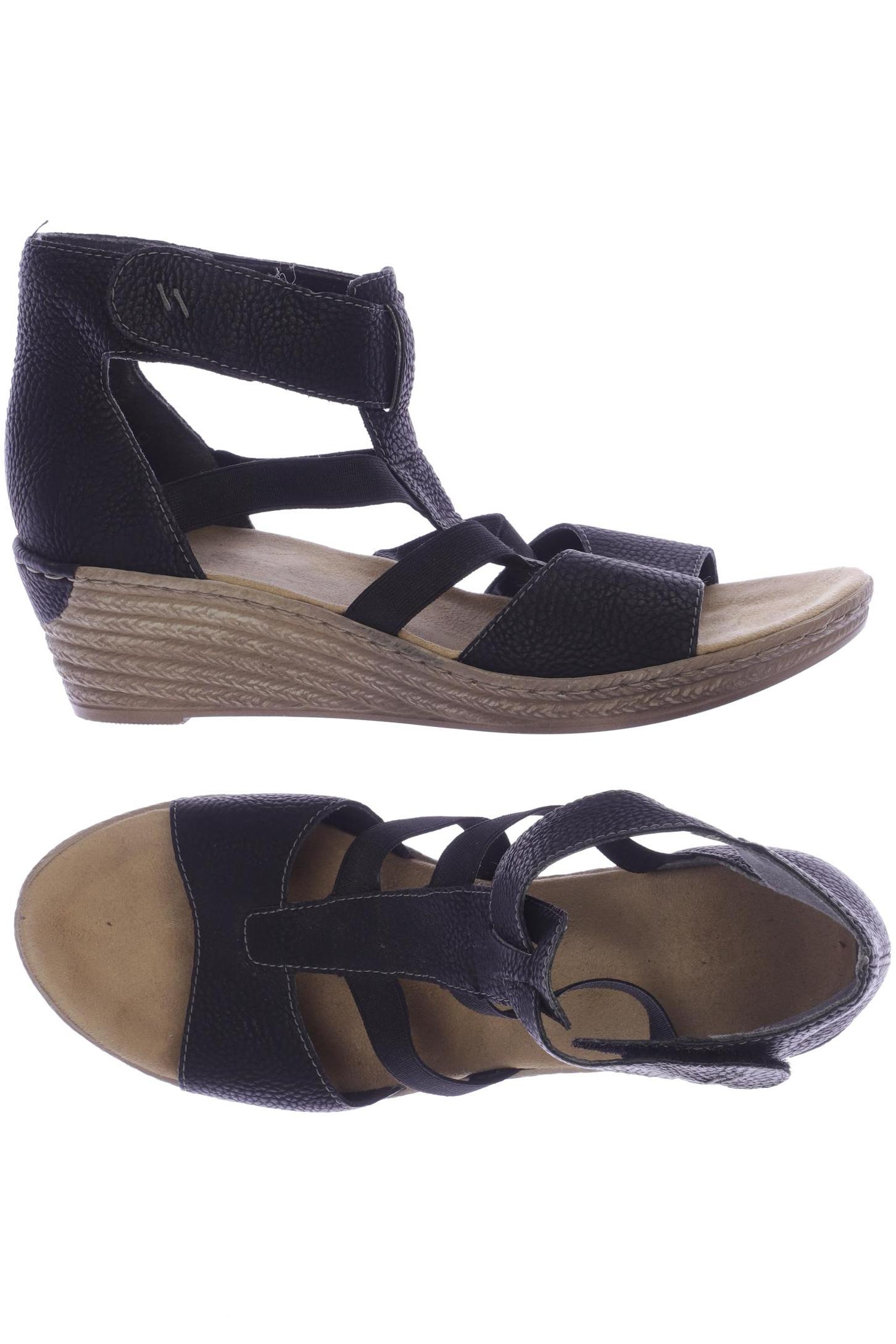 

Rieker Damen Sandale, schwarz, Gr. 39