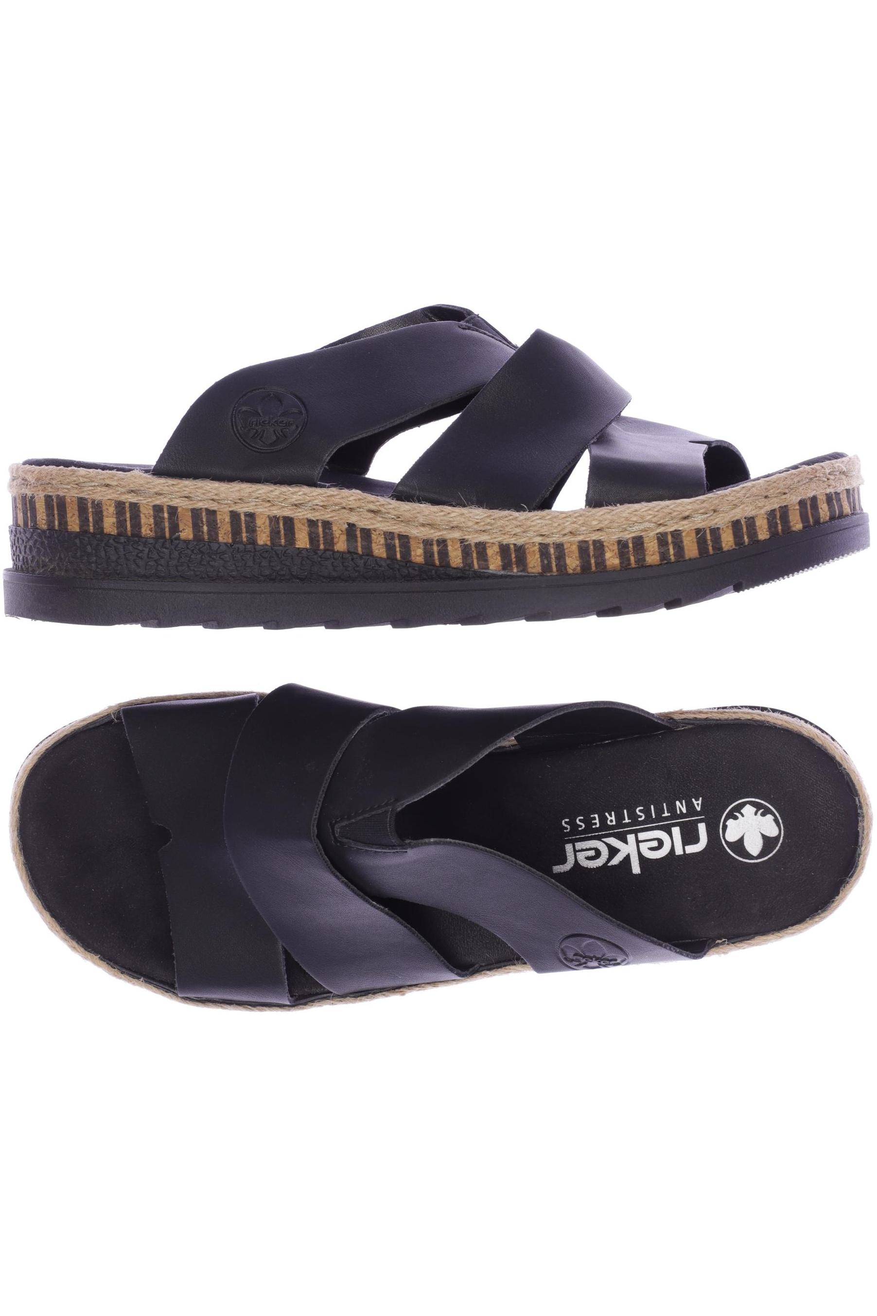 

Rieker Damen Sandale, schwarz, Gr. 39