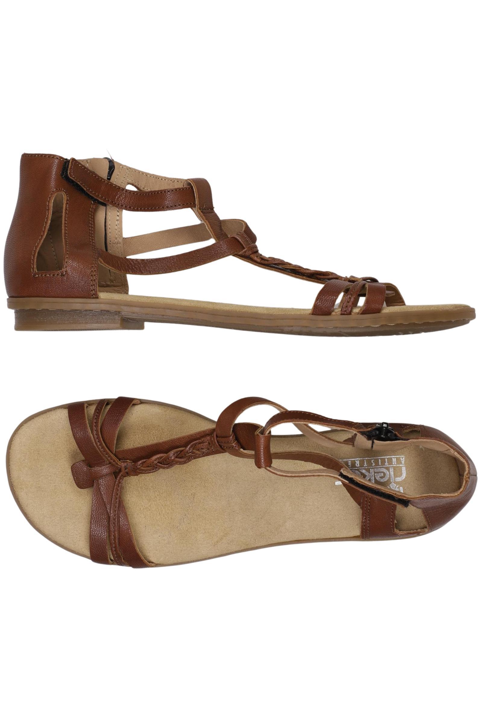 

Rieker Damen Sandale, braun, Gr. 39