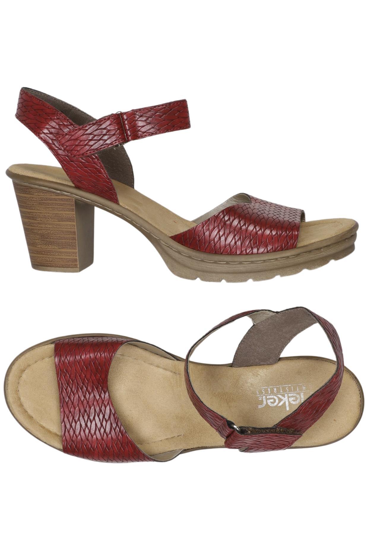 

Rieker Damen Sandale, rot, Gr. 41