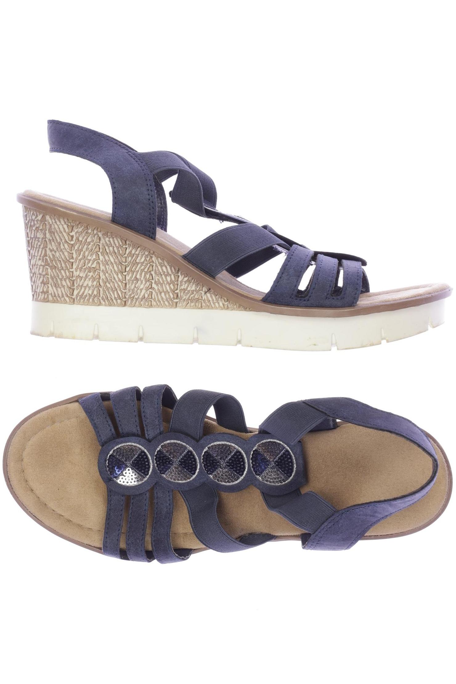 

Rieker Damen Sandale, marineblau, Gr. 39