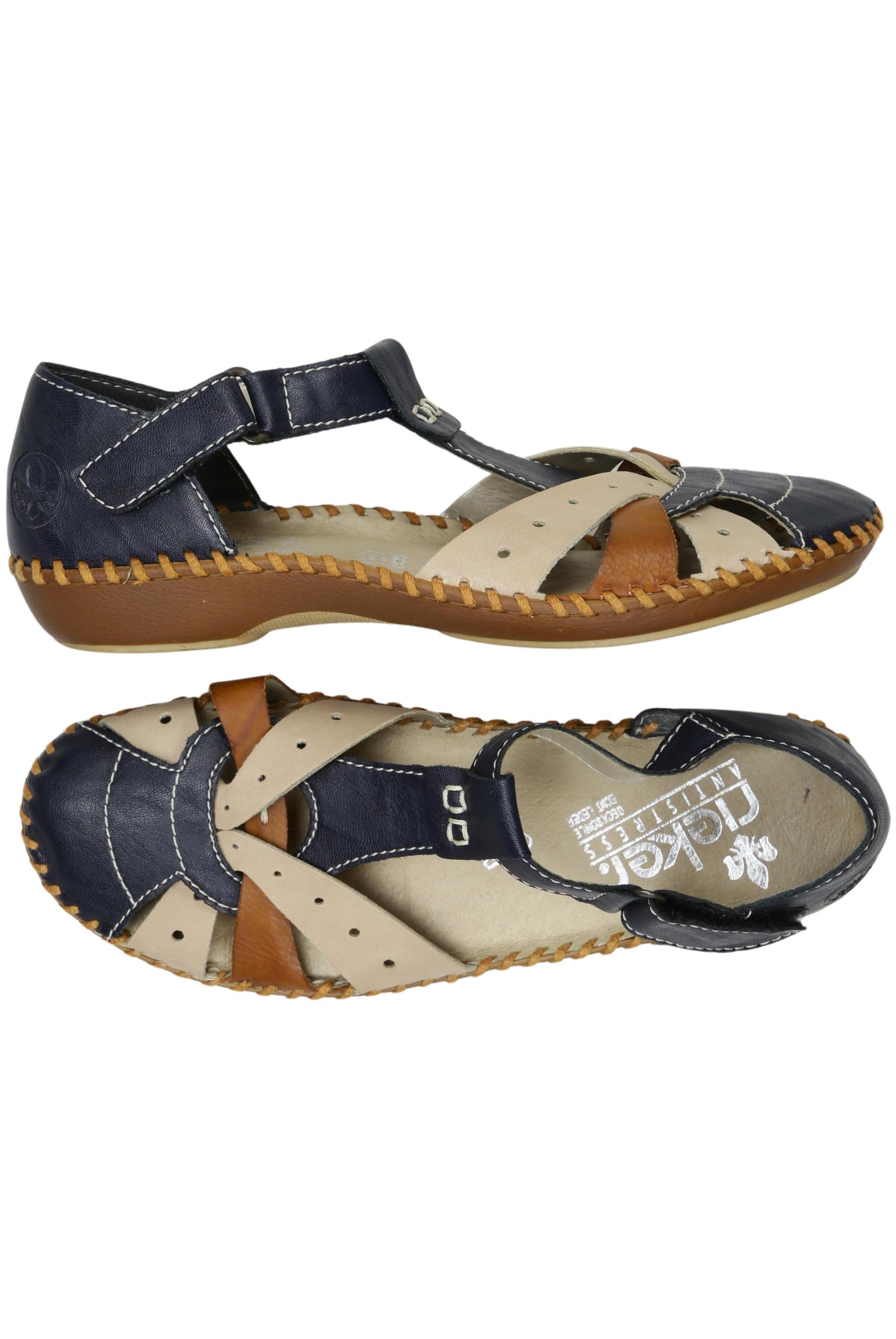 

Rieker Damen Sandale, marineblau, Gr. 38