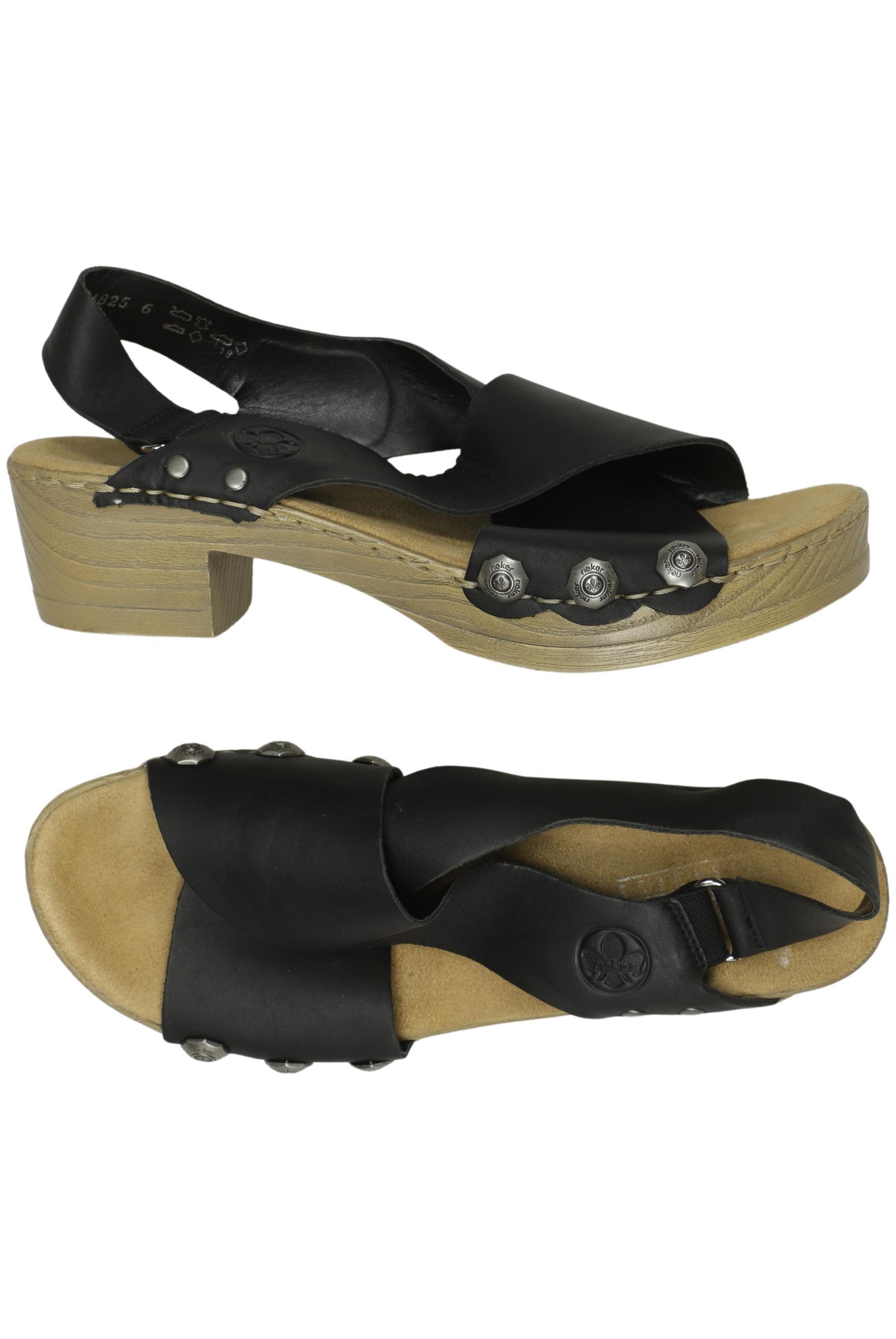 

Rieker Damen Sandale, schwarz, Gr. 39