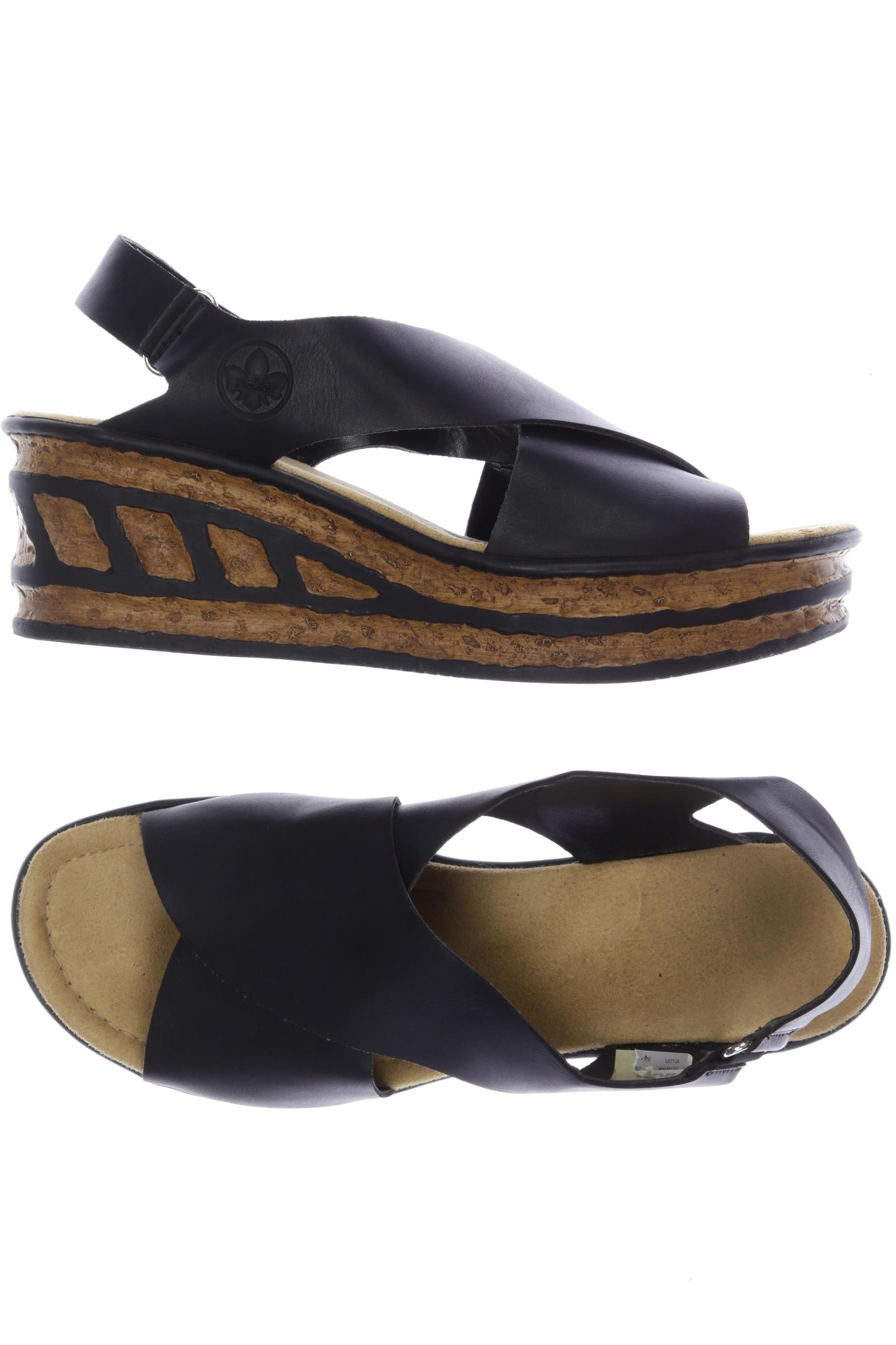 

Rieker Damen Sandale, schwarz, Gr. 41