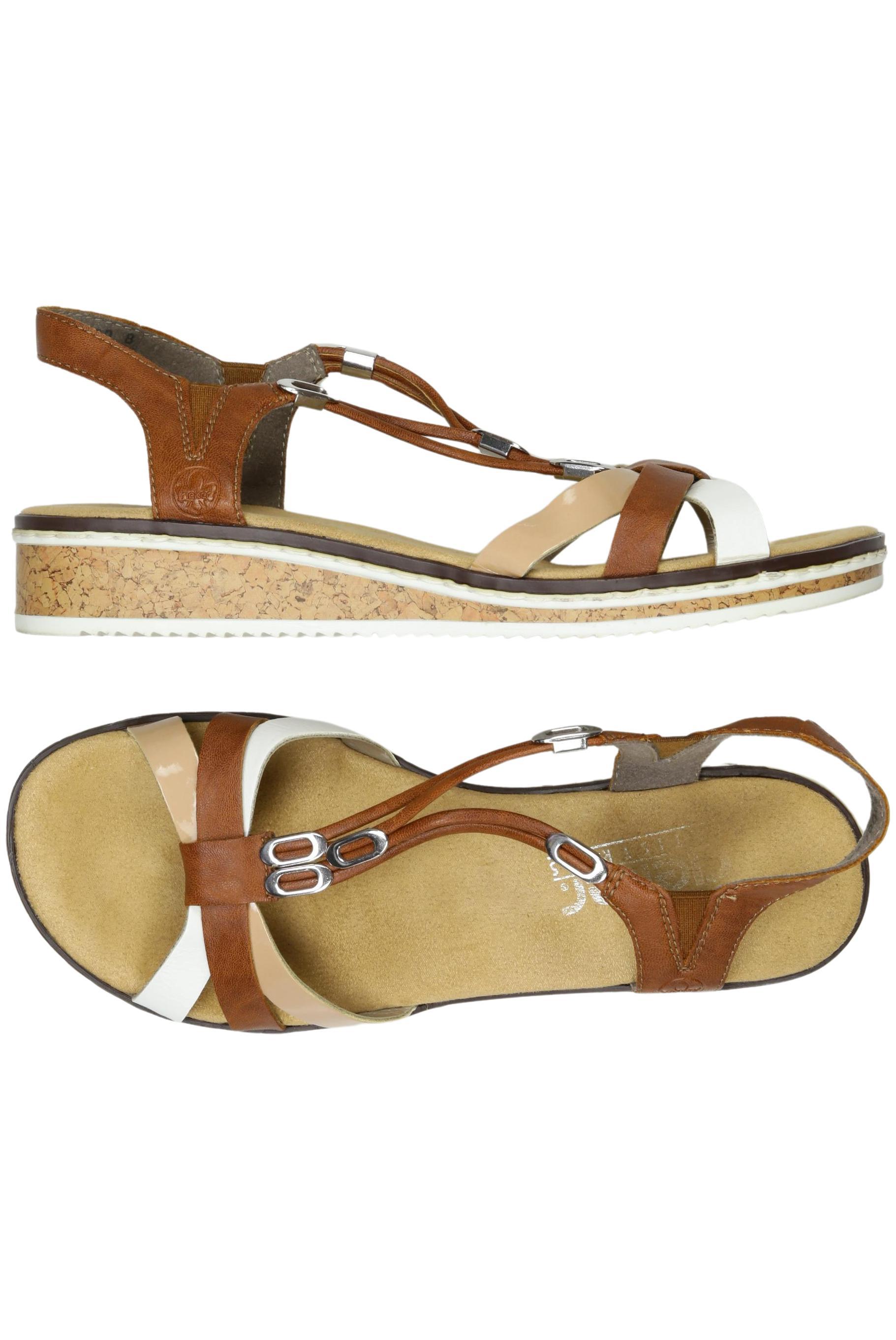 

Rieker Damen Sandale, braun, Gr. 40