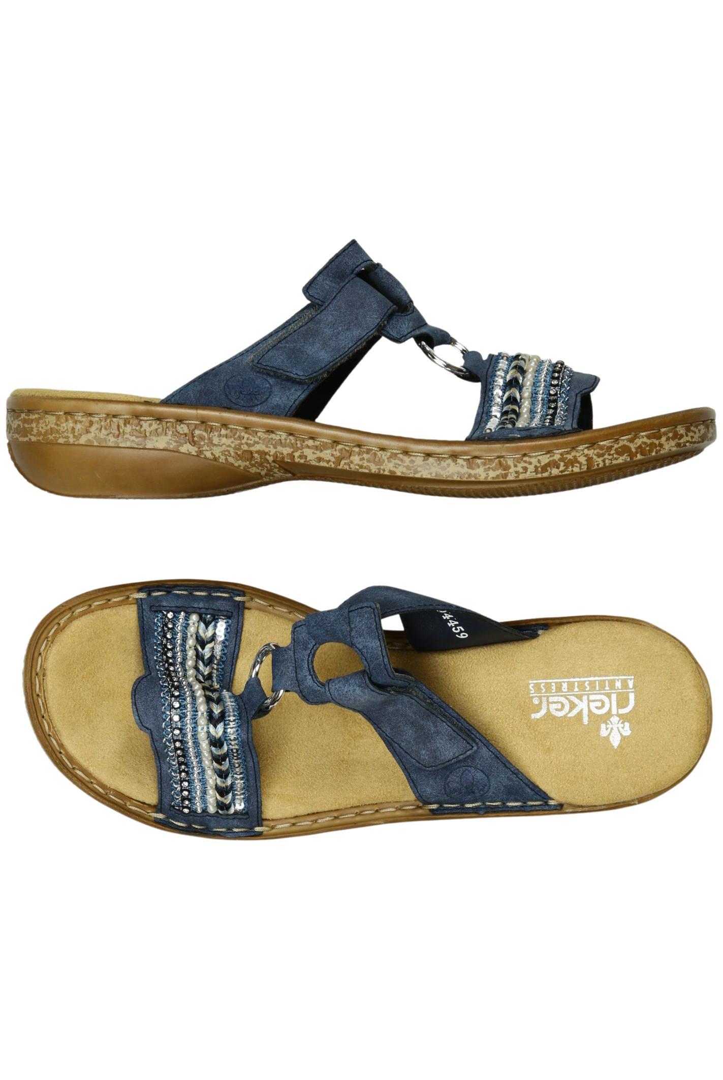 

Rieker Damen Sandale, marineblau, Gr. 40