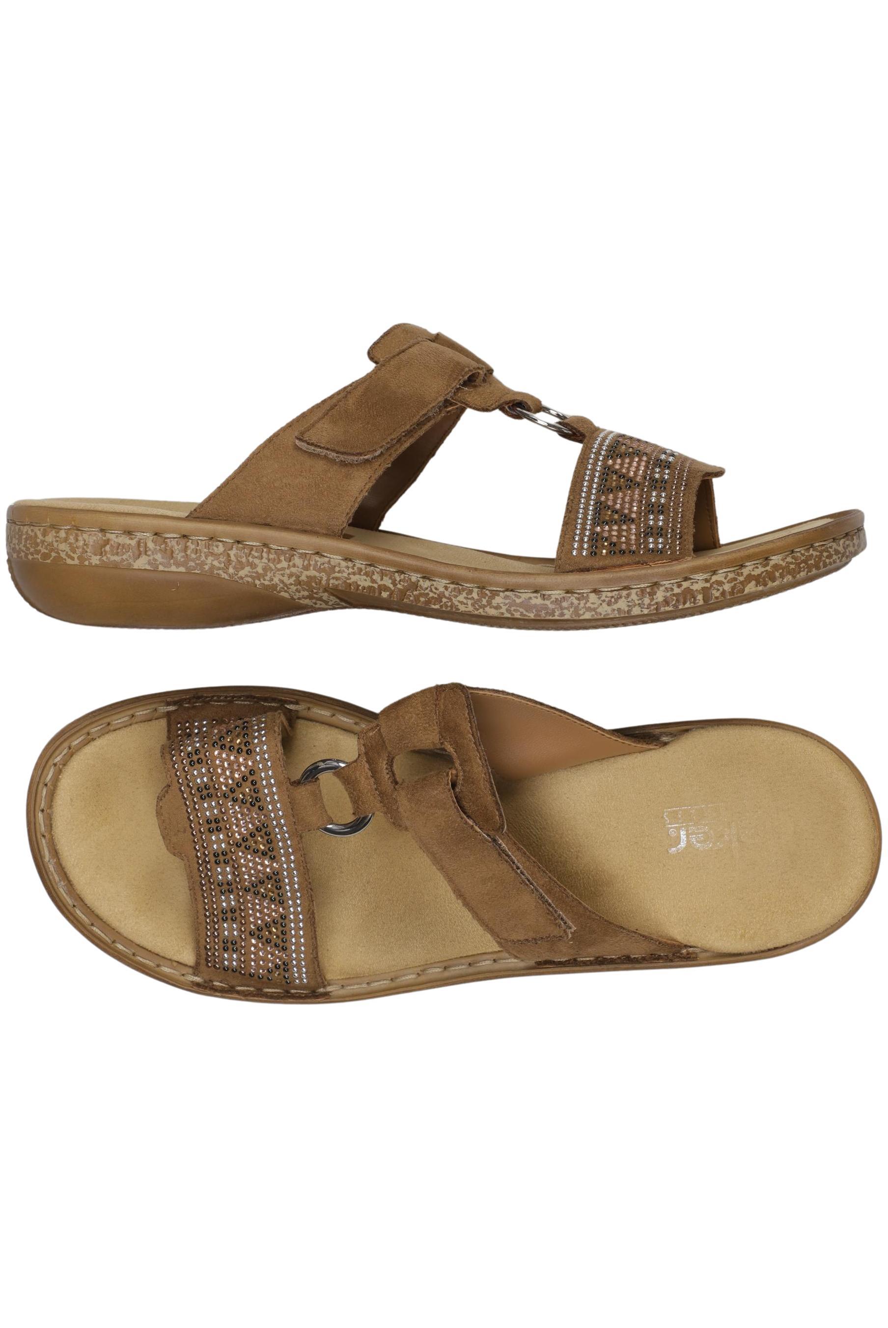 

Rieker Damen Sandale, braun, Gr. 40