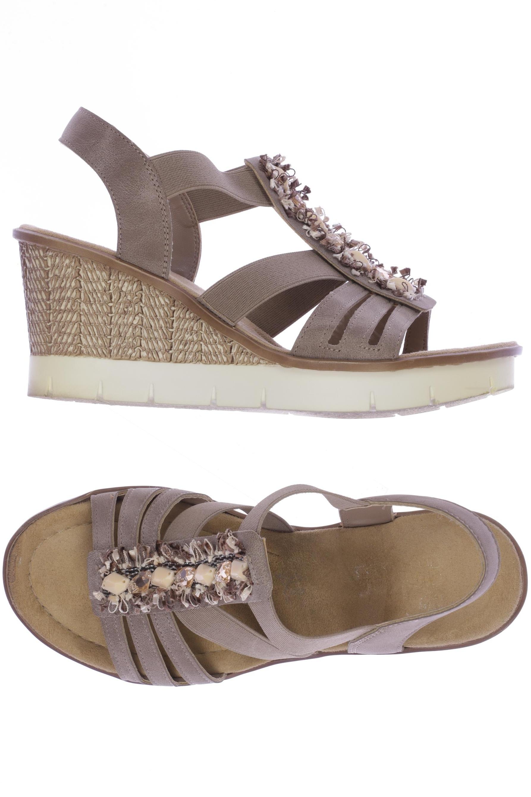 

Rieker Damen Sandale, beige, Gr. 38