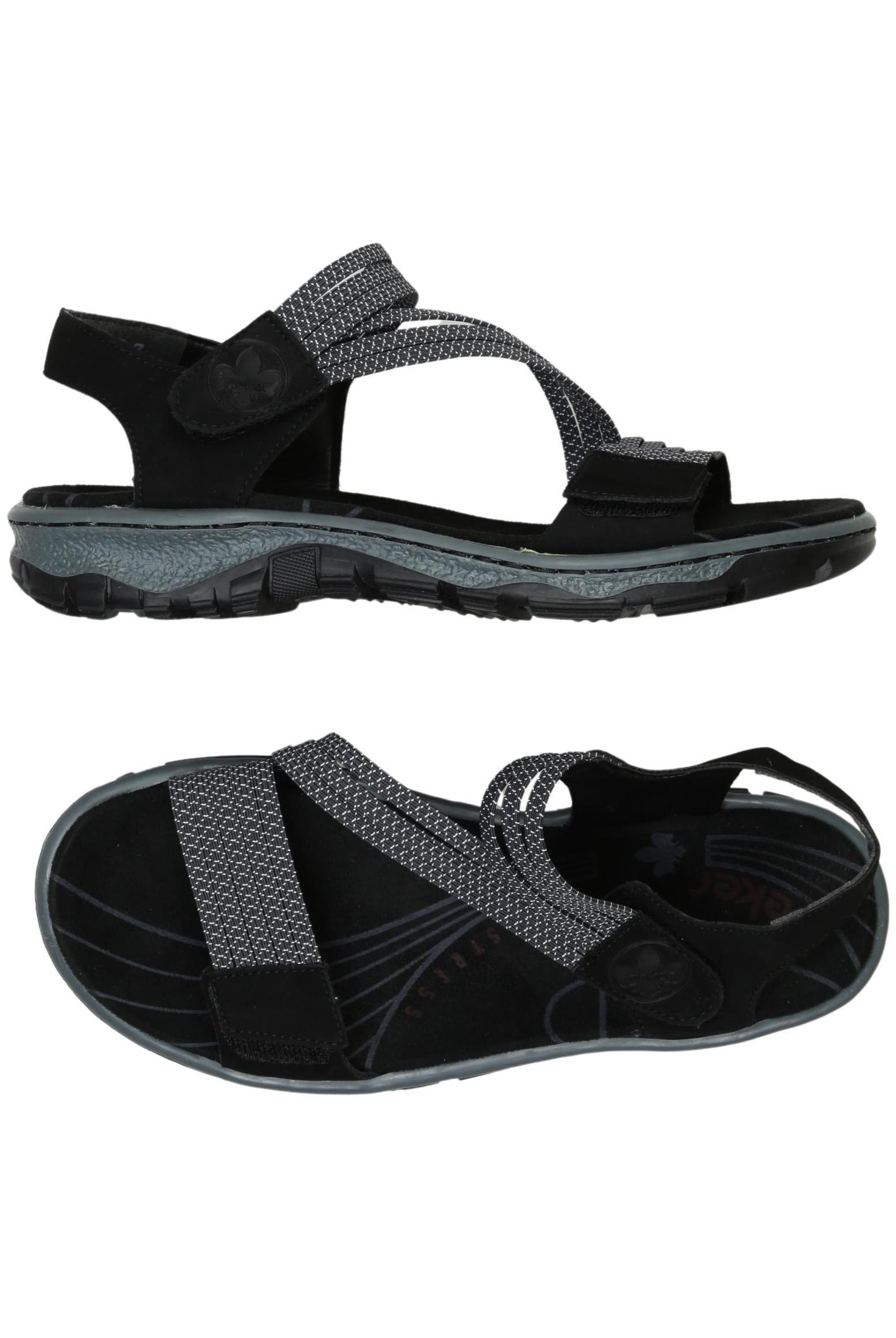 

Rieker Damen Sandale, schwarz, Gr. 36