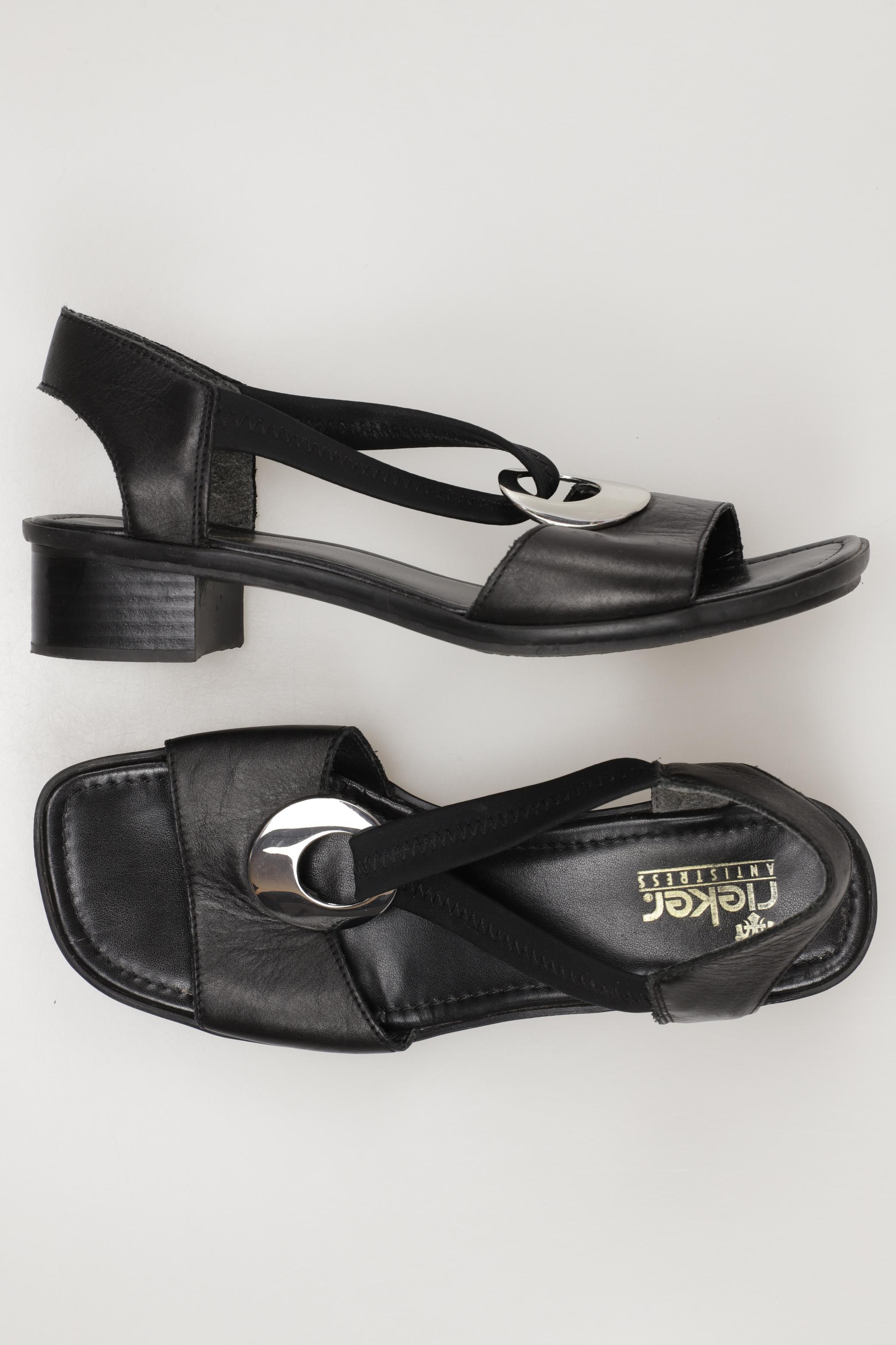 

Rieker Damen Sandale, schwarz, Gr. 39