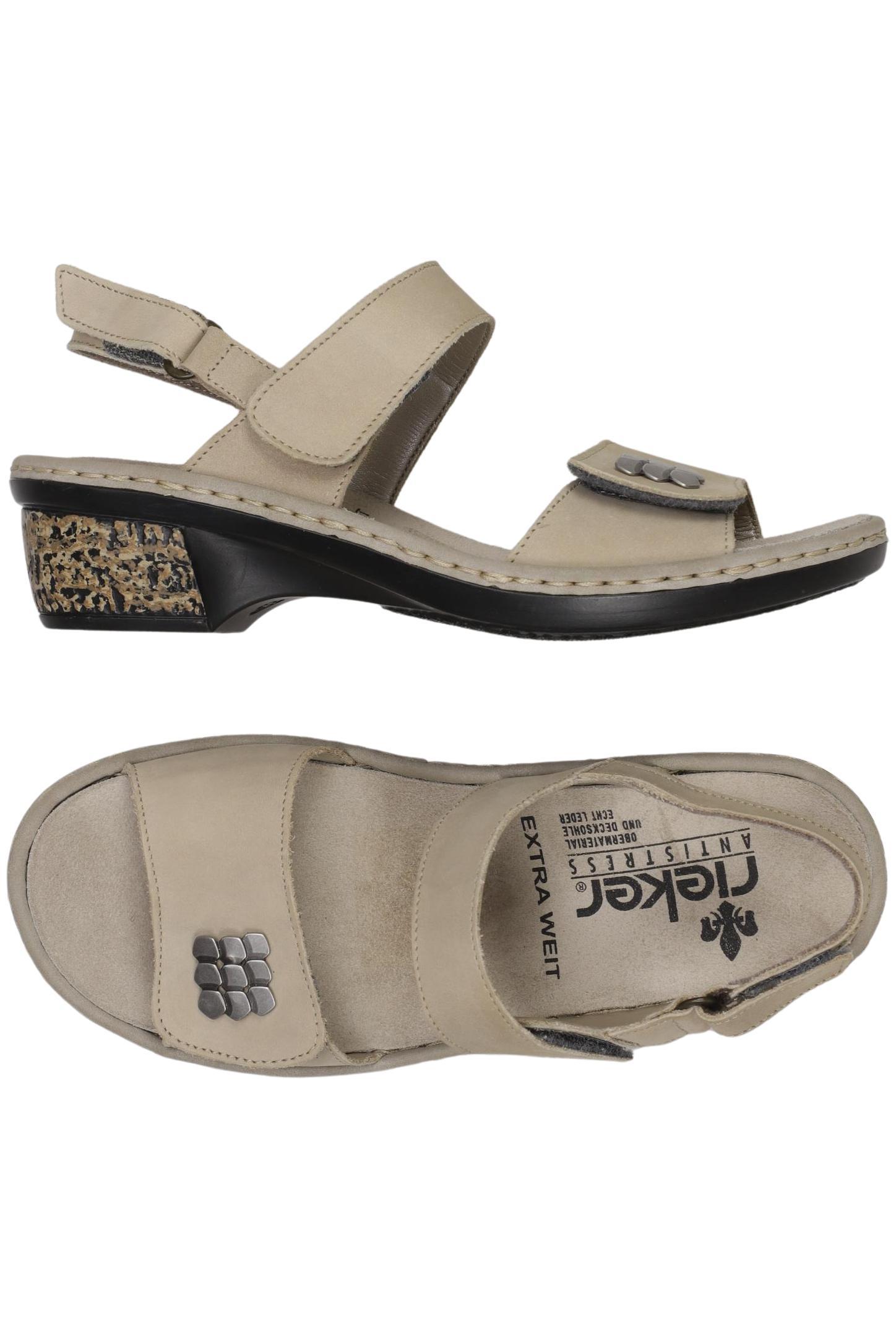 

Rieker Damen Sandale, beige, Gr. 37