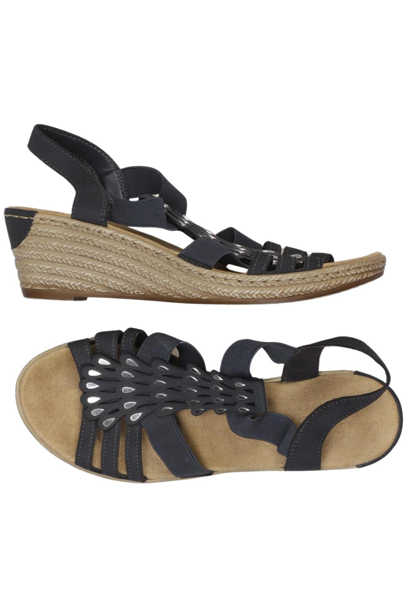 

Rieker Damen Sandale, marineblau, Gr. 36