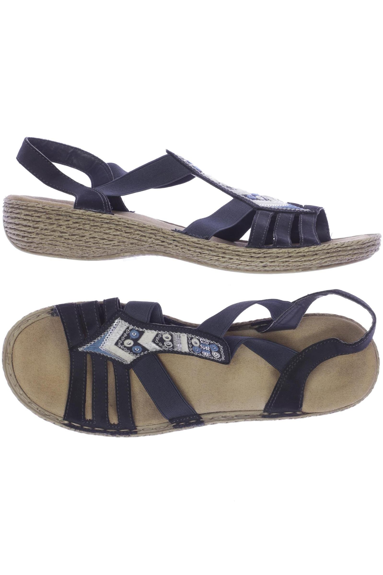 

Rieker Damen Sandale, marineblau, Gr. 41