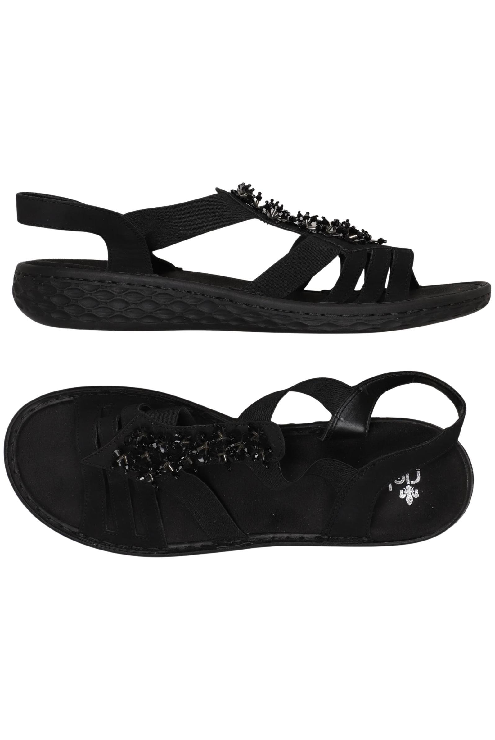

Rieker Damen Sandale, schwarz, Gr. 42