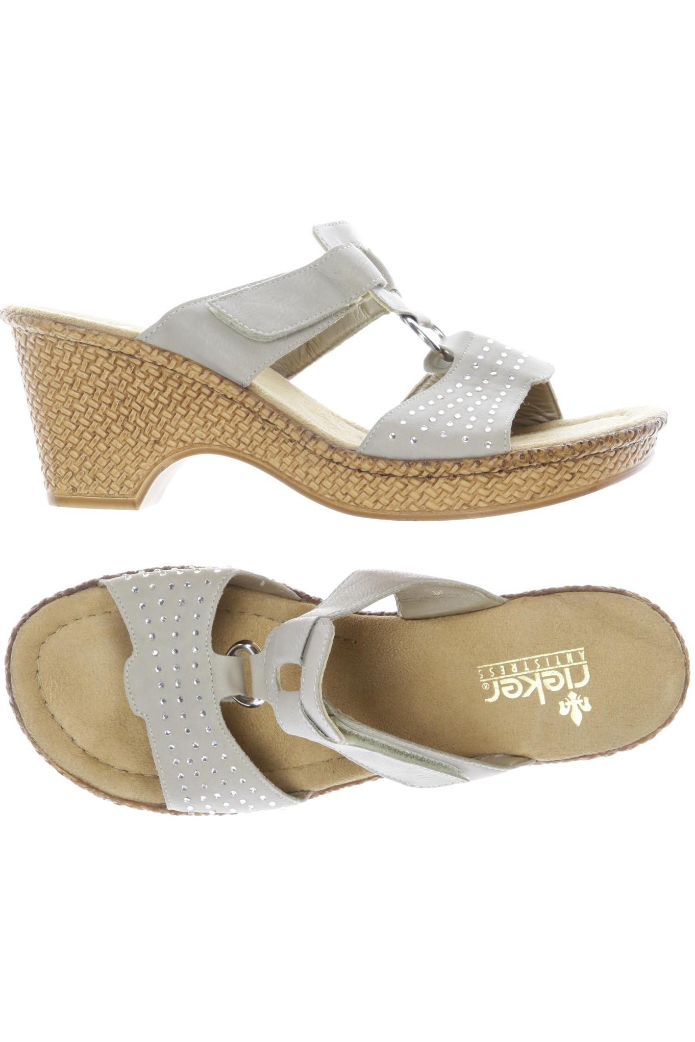 

Rieker Damen Sandale, beige, Gr. 41