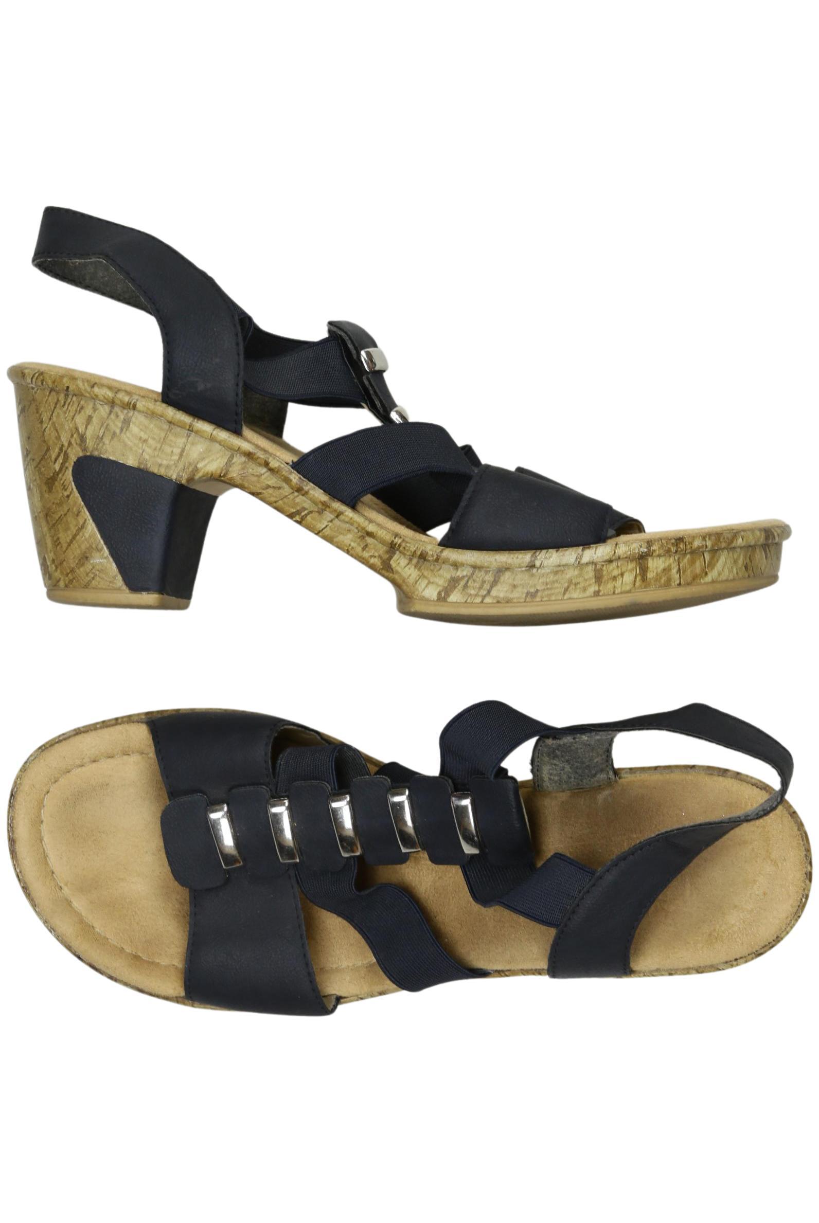 

Rieker Damen Sandale, marineblau, Gr. 38