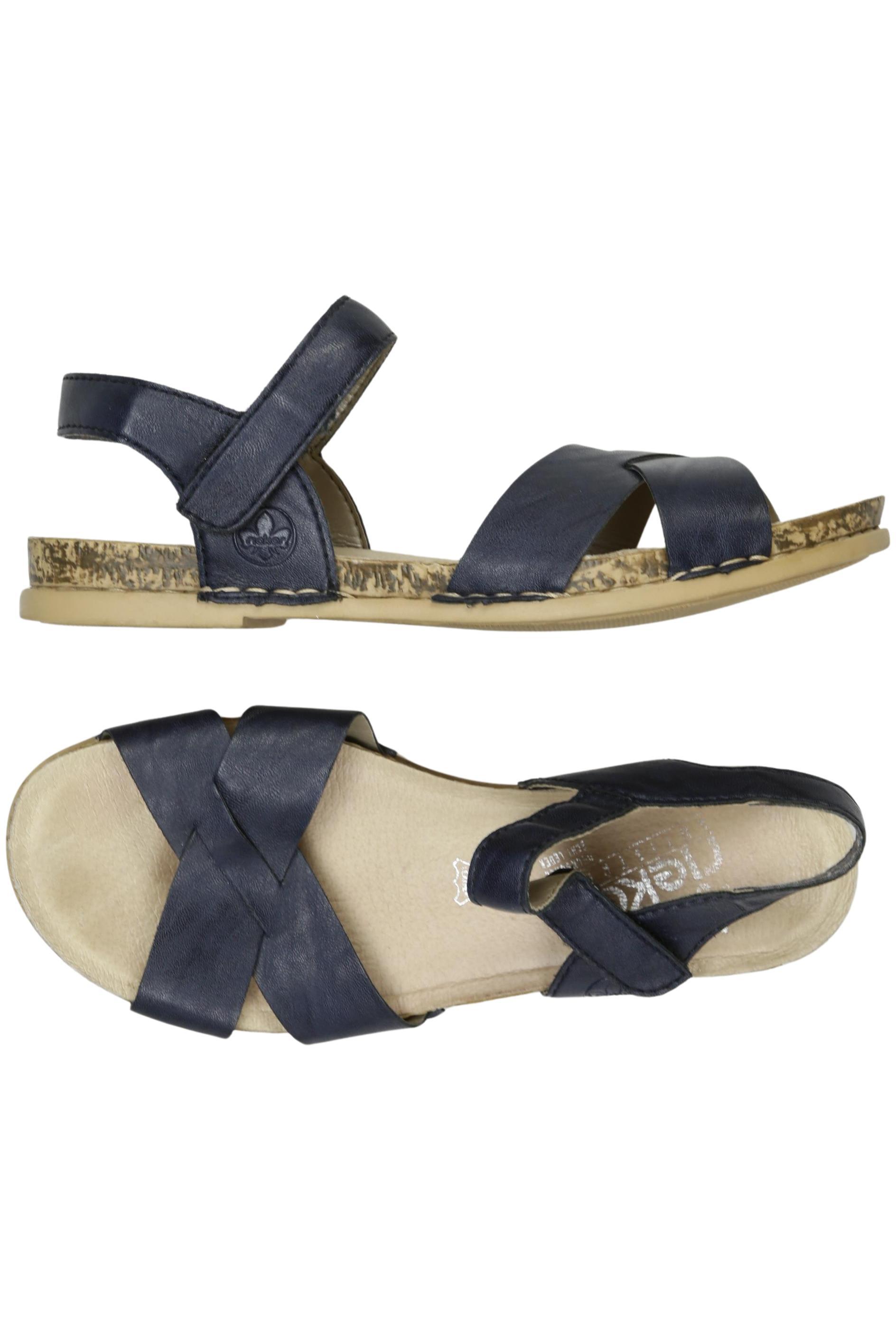 

Rieker Damen Sandale, marineblau, Gr. 39