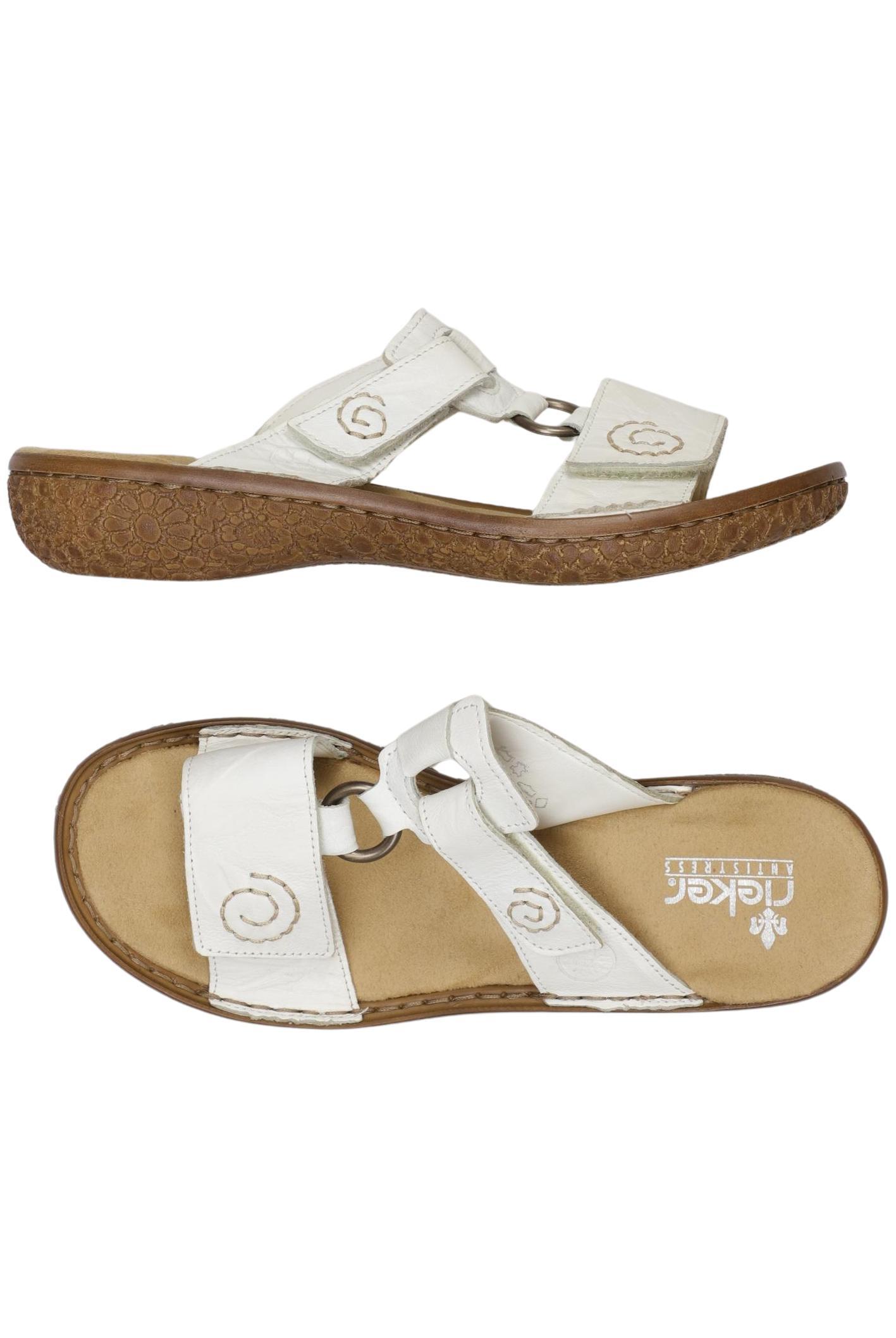 

Rieker Damen Sandale, weiß, Gr. 39